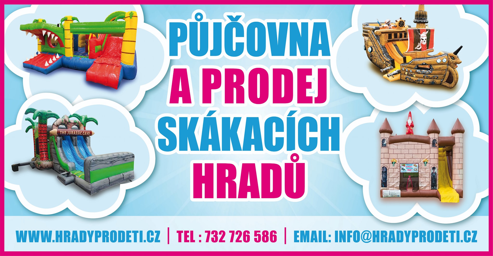 Půjčovna a prodej skákacích hradů foto 3