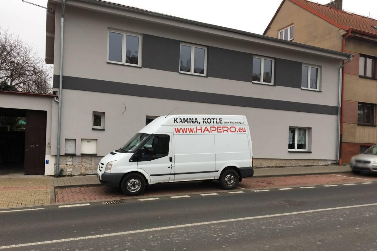 Hostomský - krbová kamna, kotle