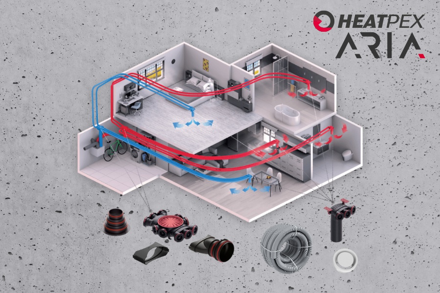 Prvotřídní systém rozvodu vzduchu pro rekuperace
