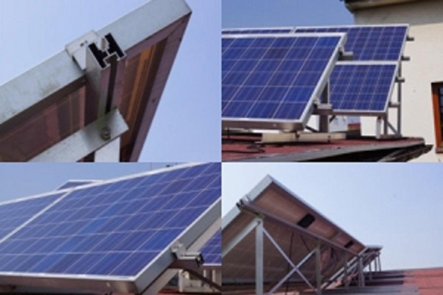 Hliníkové profily pro solární systém