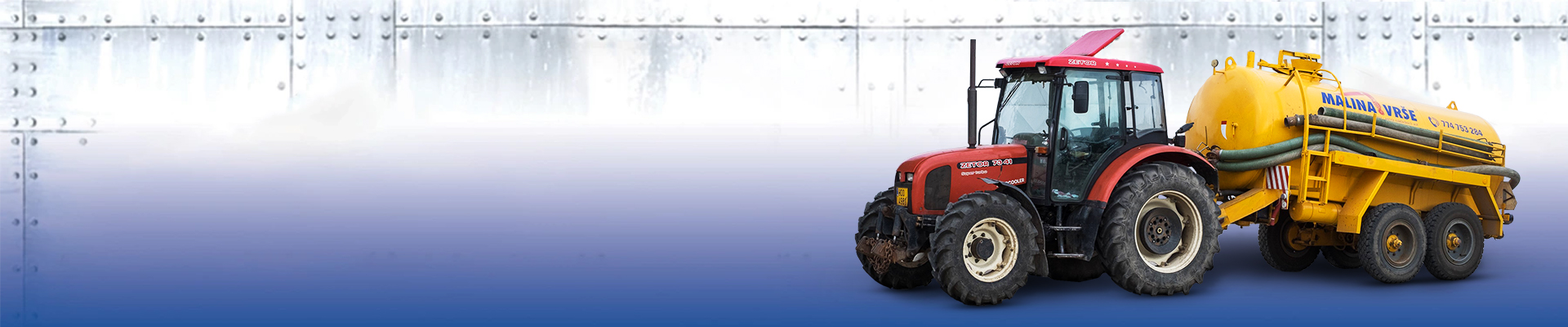 Úvodní obrázek MALINA - VRŠE - Odvoz odpadních vod