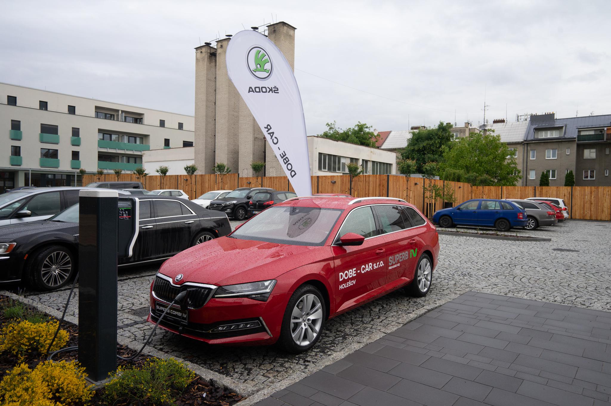 Panský Pivovar Holešov - nabíjecí stanice