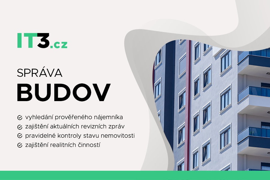 Nově jsme rozjeli správu bytů/budov veřejně