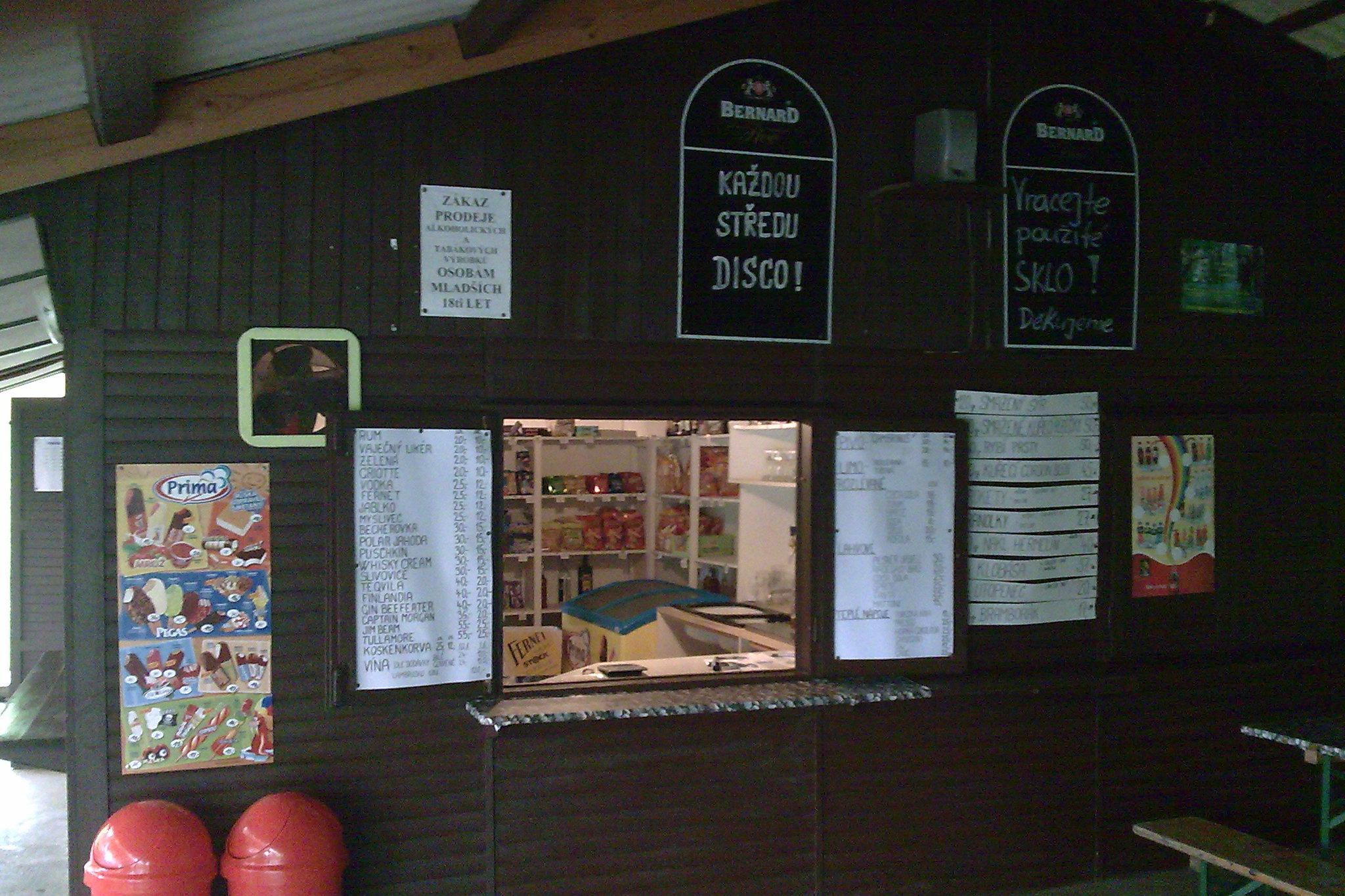 Občerstvení Autokemp Valcha