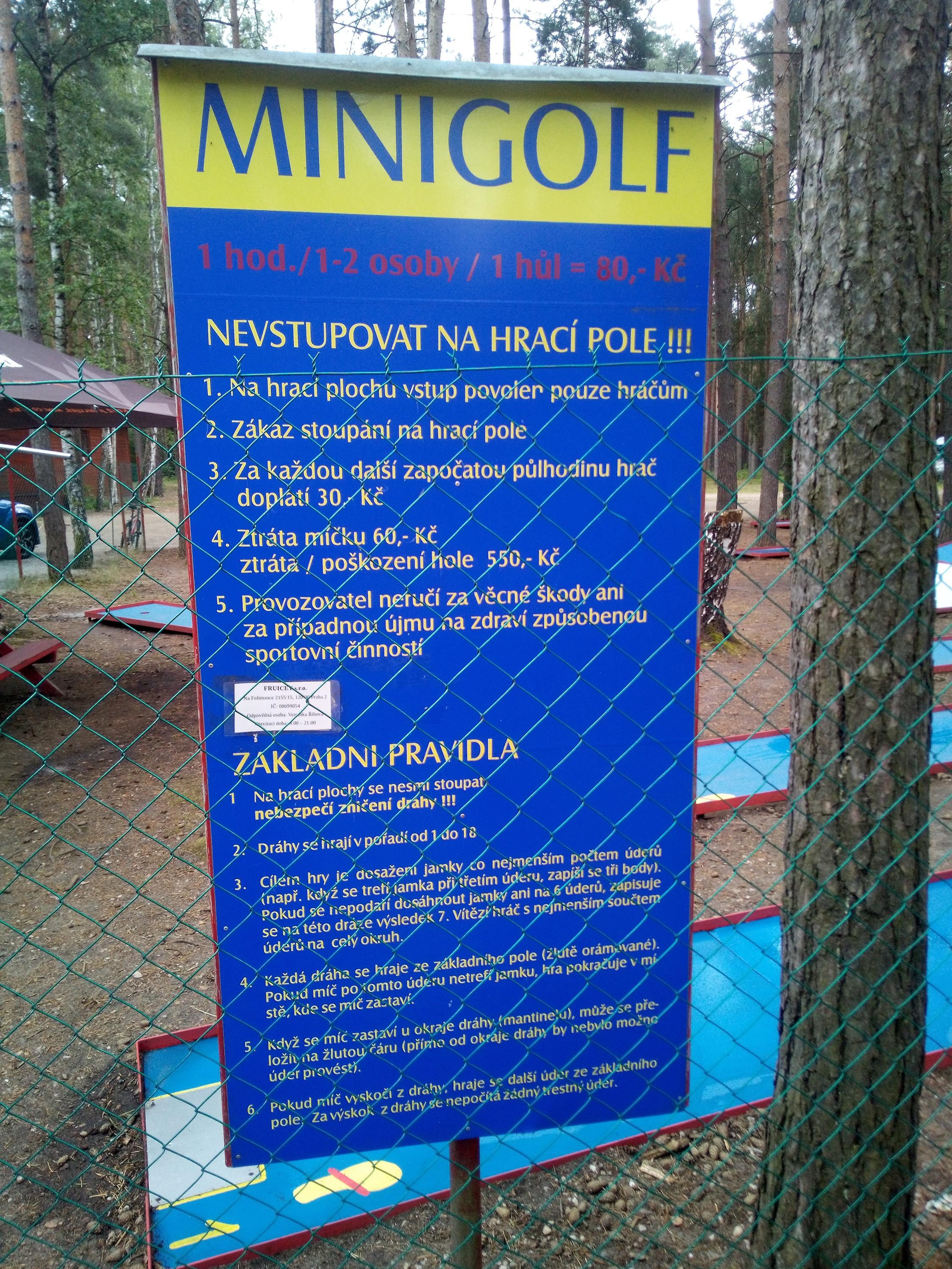Minigolf foto 2