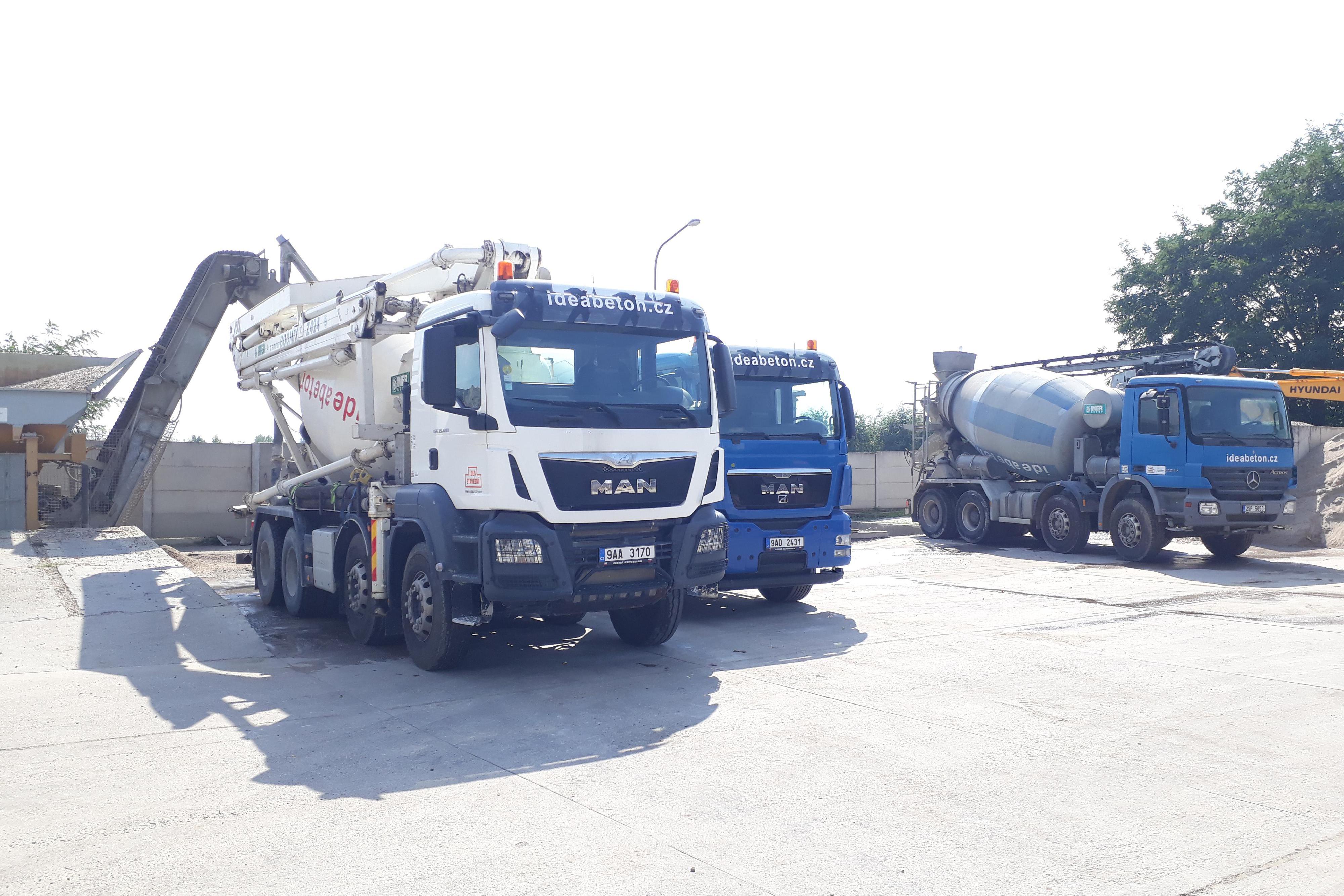 Čerpání betonu, prodej betonu