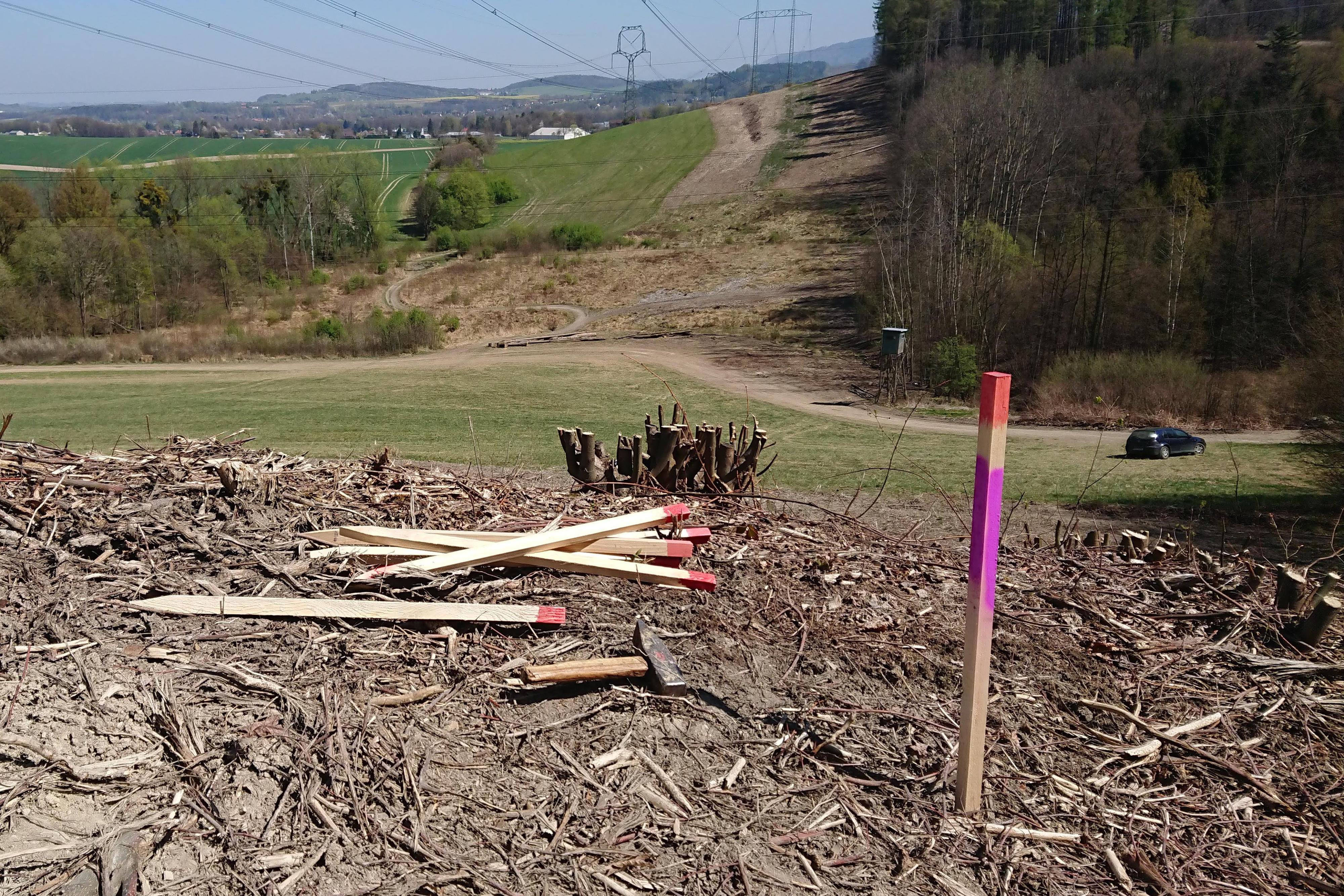 Zaměření hranice pozemku