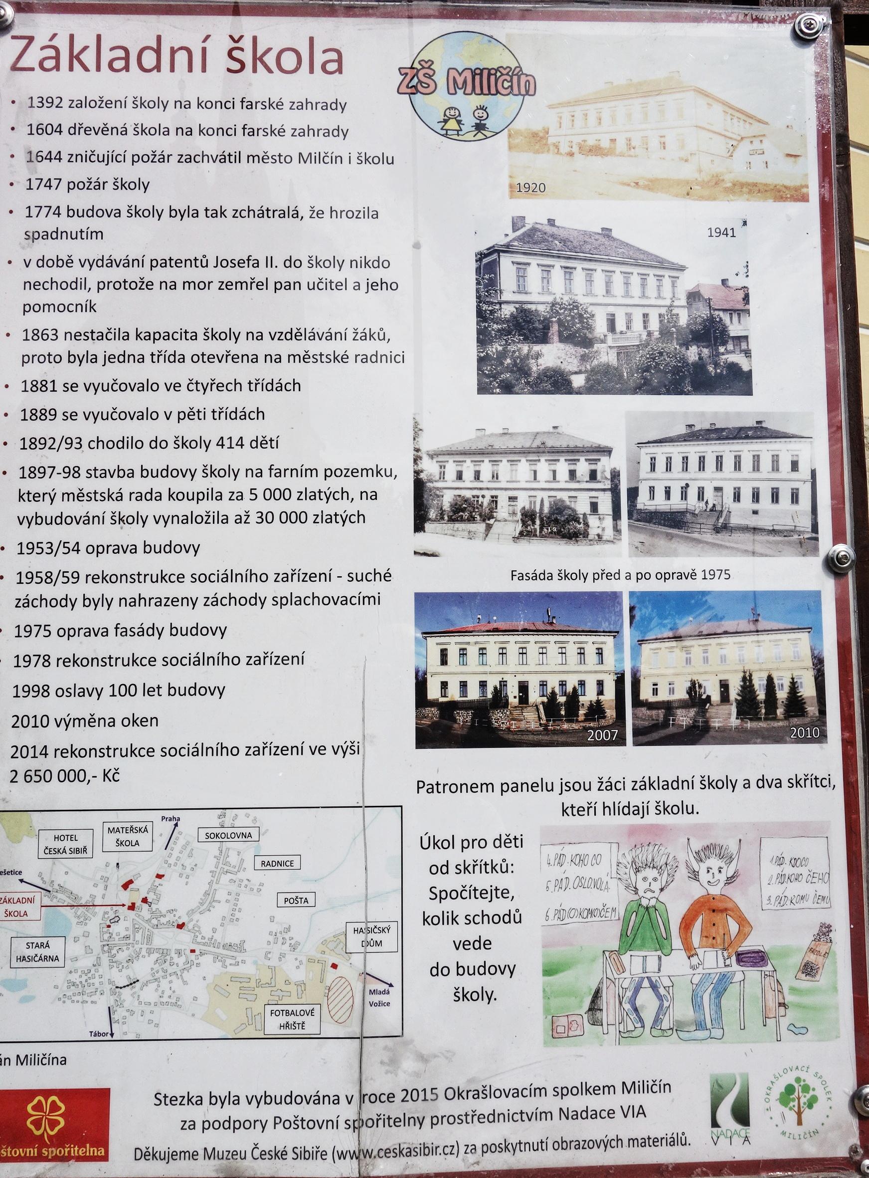 ZŠ a MŠ Miličín okres Benešov foto 3