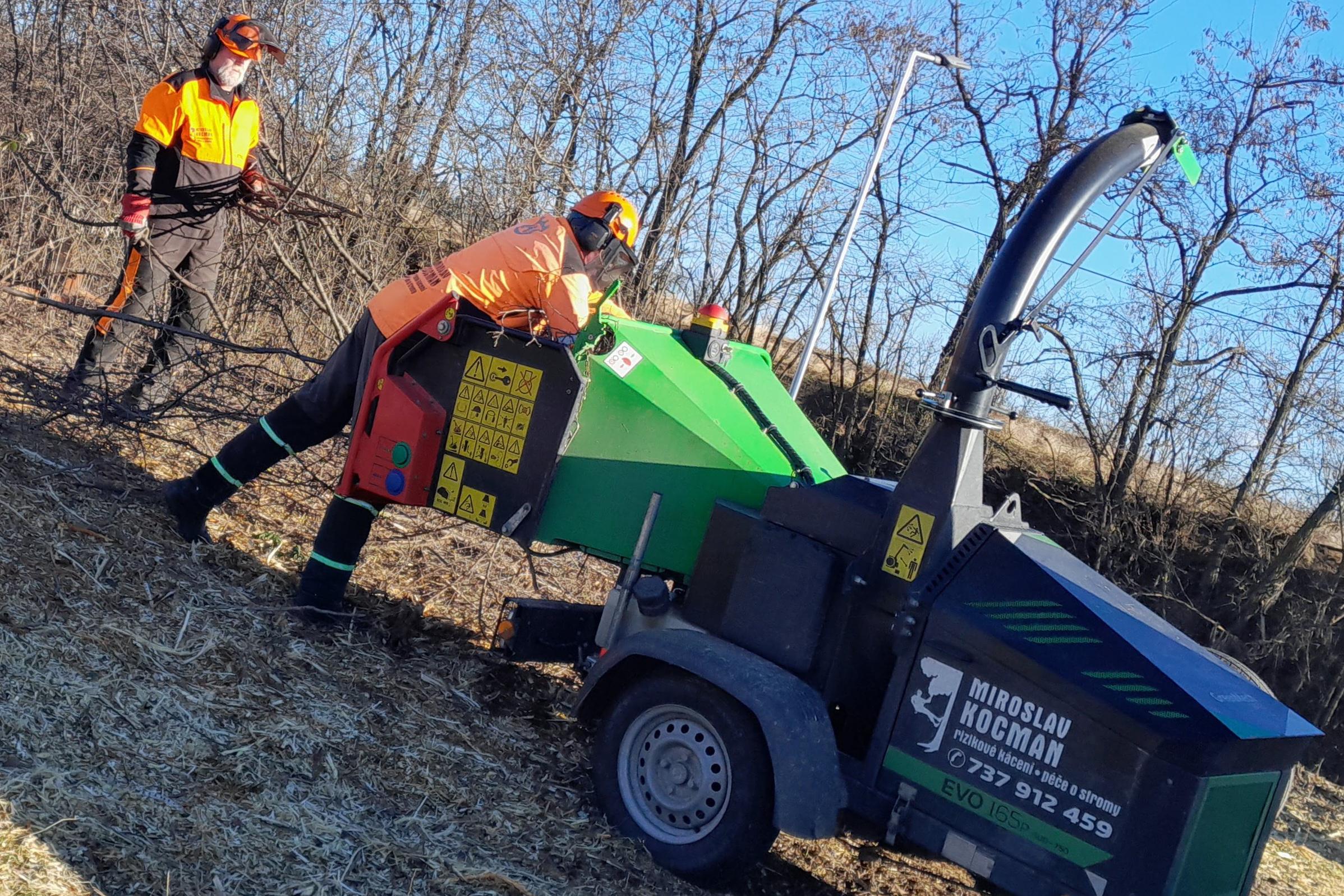 Štěpkování větví