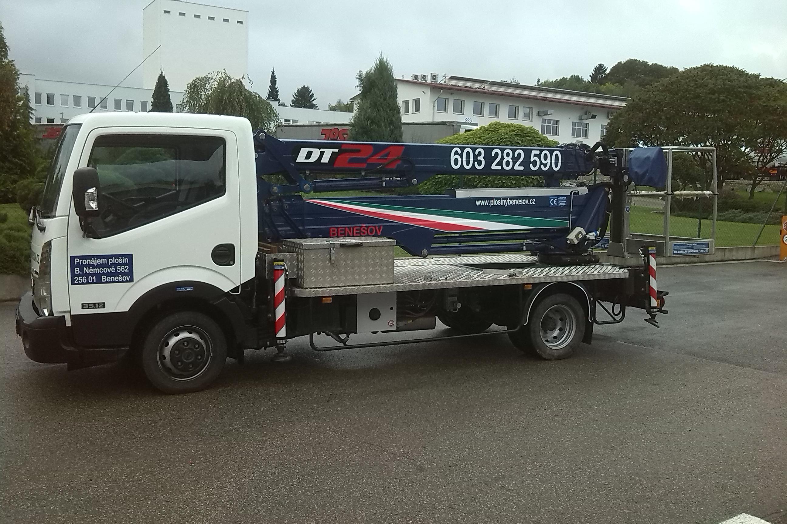 Pronájem montážních plošin Václav Cvrček