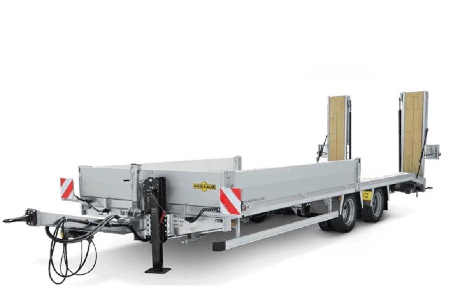 Tandemový přívěs 10-19t s nájezdy.