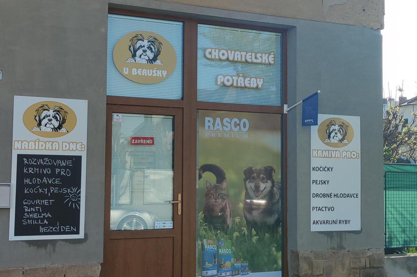 Chovatelské potřeby u Berušky