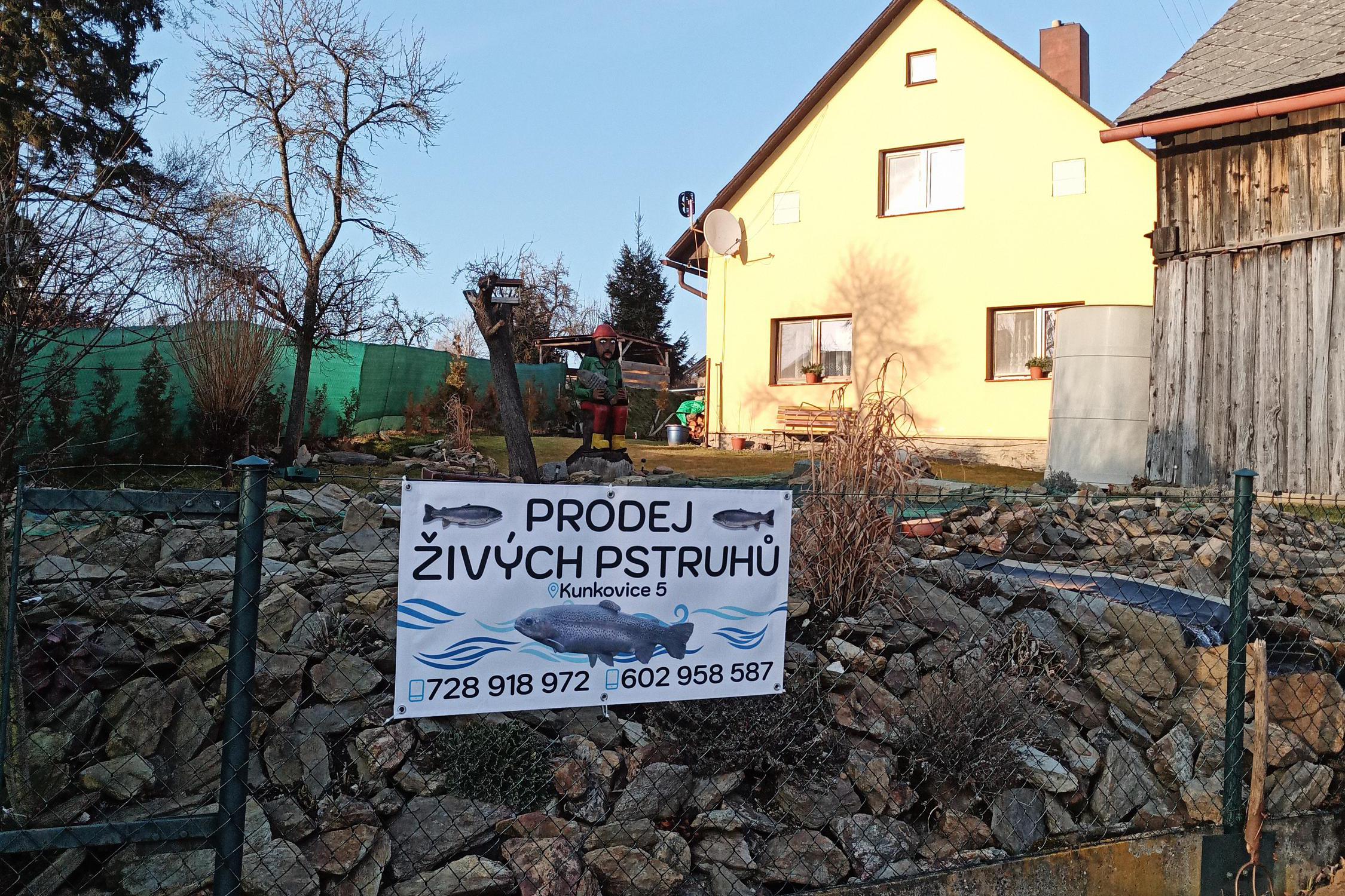 Pstruhařství Kunkovice - Vlastimil Pikálek