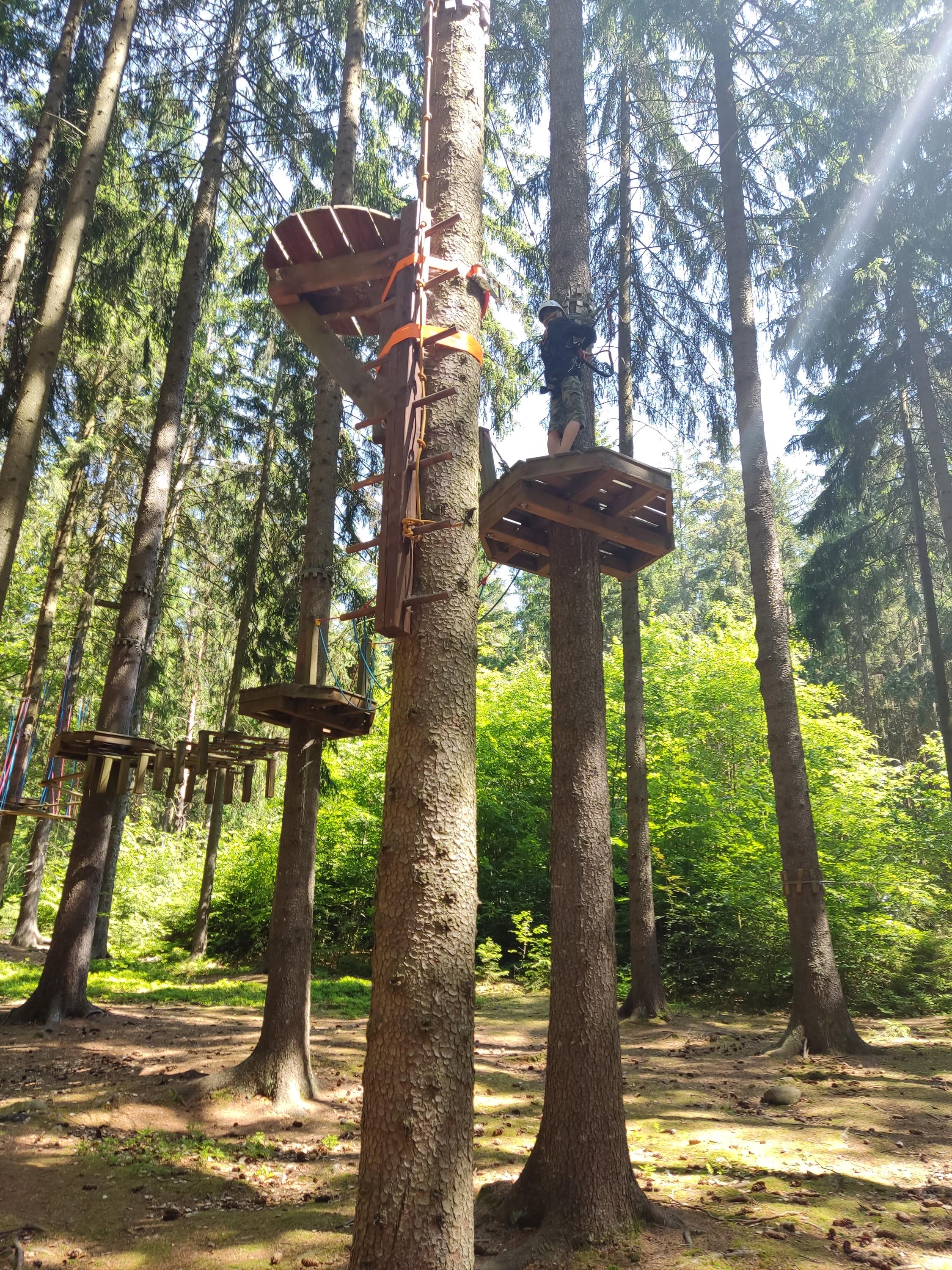 Přírodní lanové centrum svatý Linhart foto 2