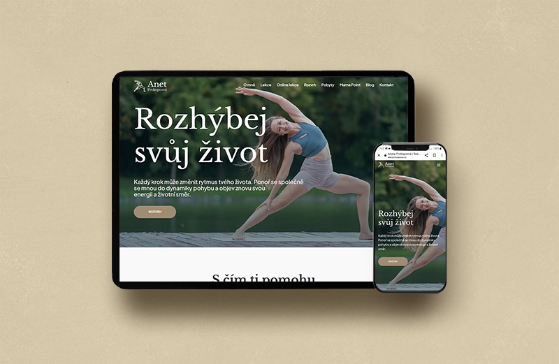 Magda Synovcová - Tvorba webových stránek foto 2