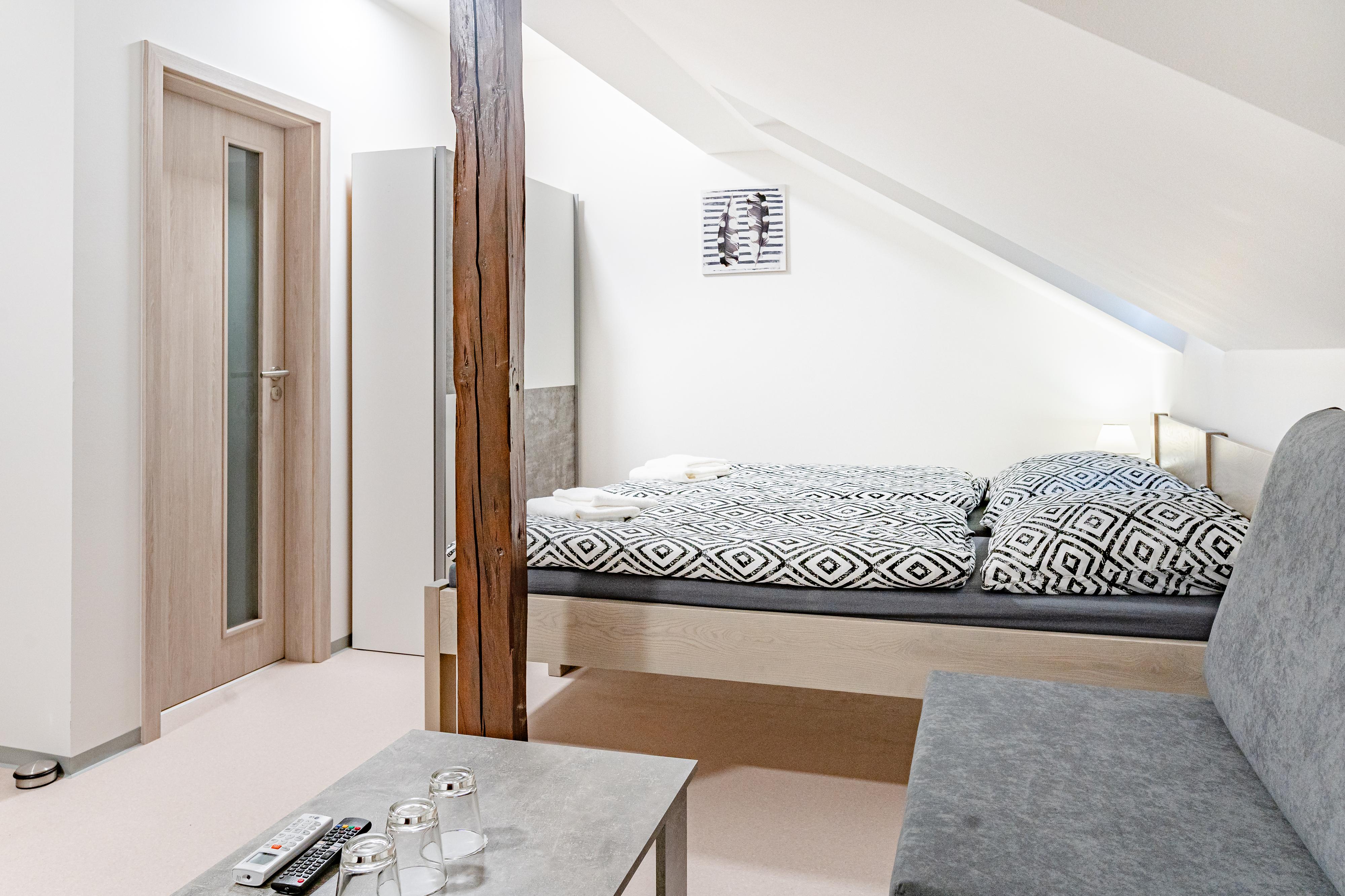 Pokoj č.3 - 3 lůžka+2 přist., klima, WiFi, kolárna