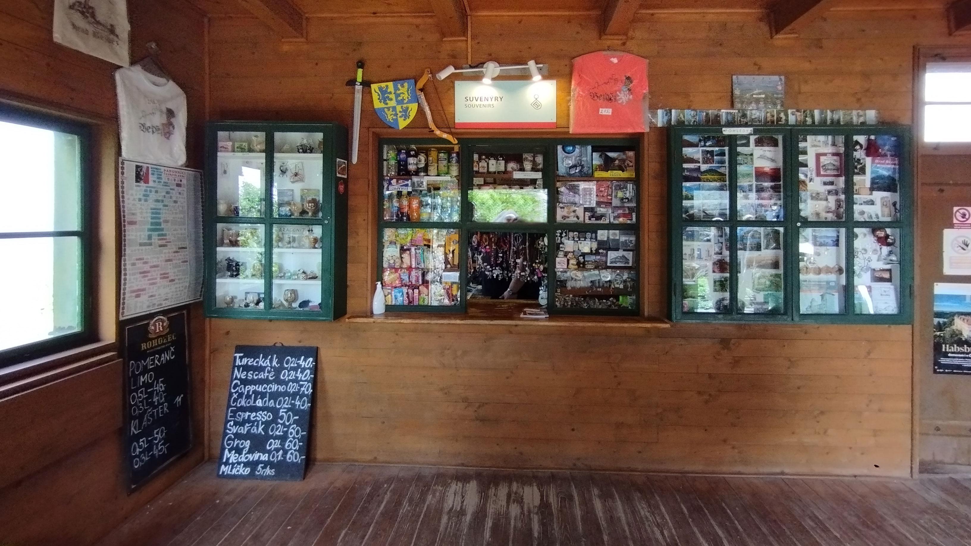Kiosek na hradě Bezděz