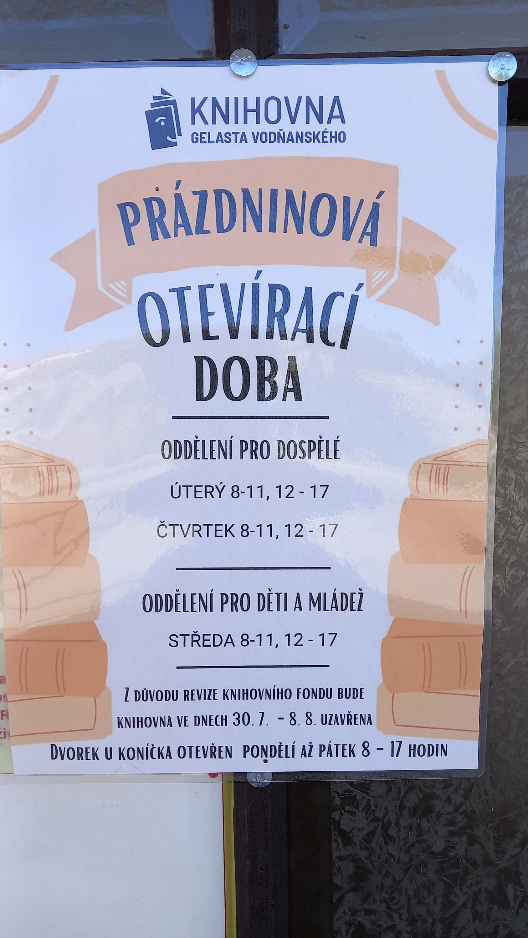 Knihovna Gelasta Vodňanského foto 2