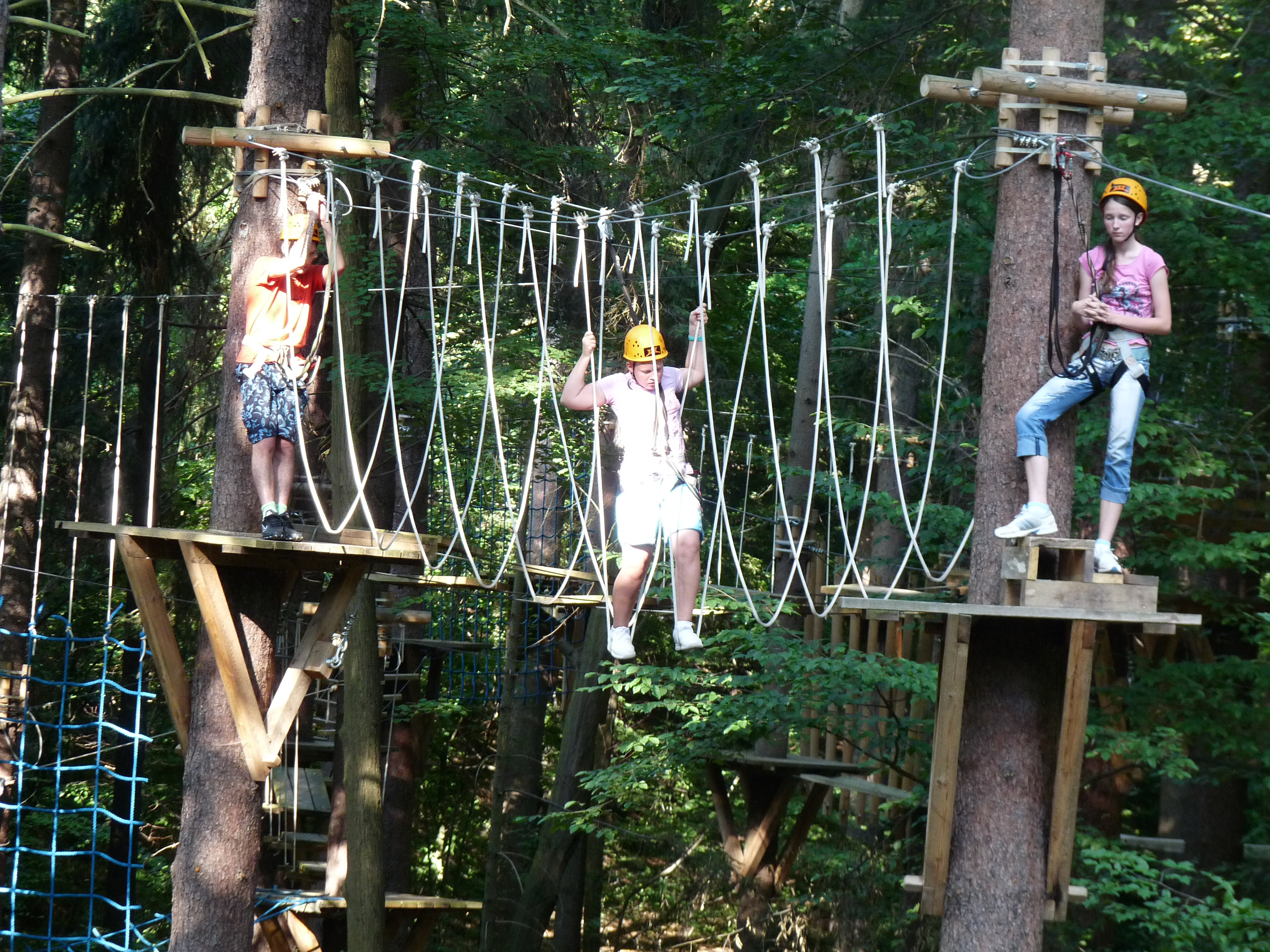 Lanový park Slapy foto 4