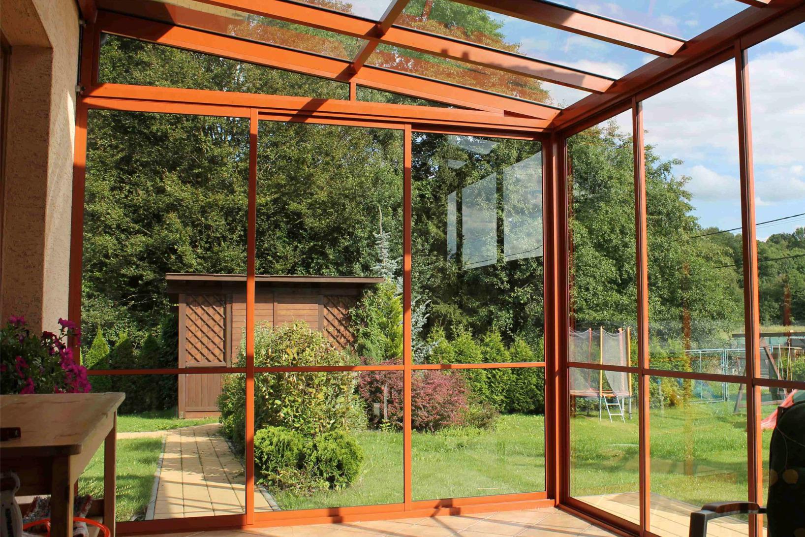 Zimní zahrady - posuvné stěny, výroba na míru