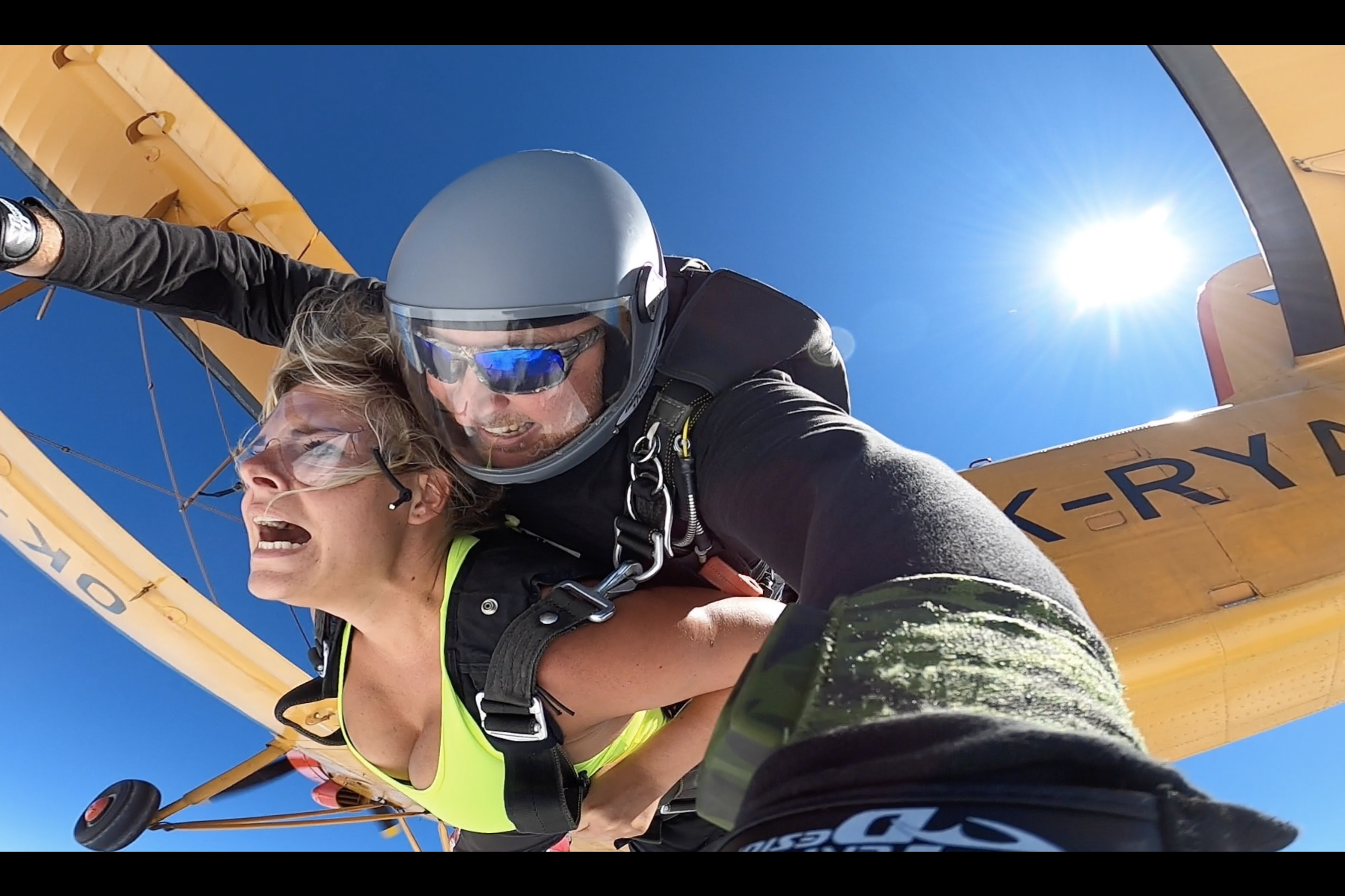 Skydive Tábor - tandemové seskoky