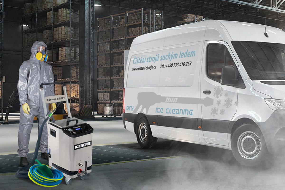 Dry Ice Cleaning - čištění strojů suchým ledem