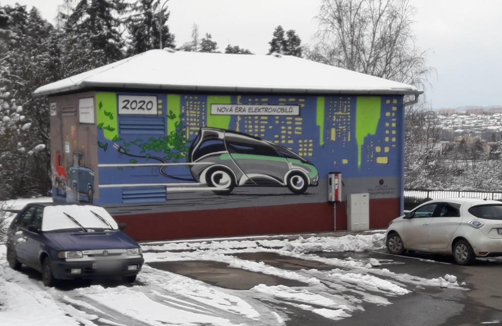 Dobíjecí stanice E.ON Drive