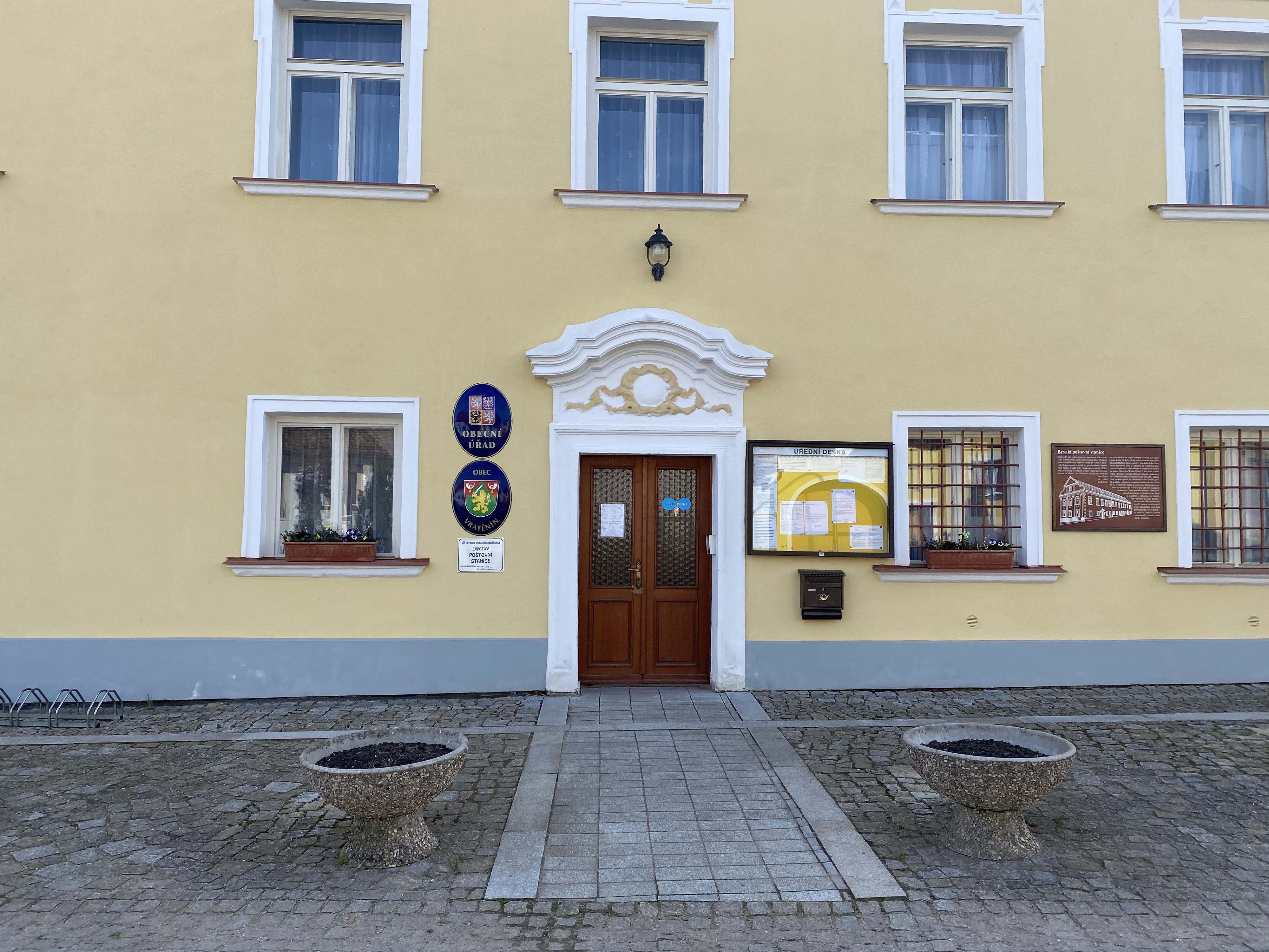 Vratěnín - úřad městyse
