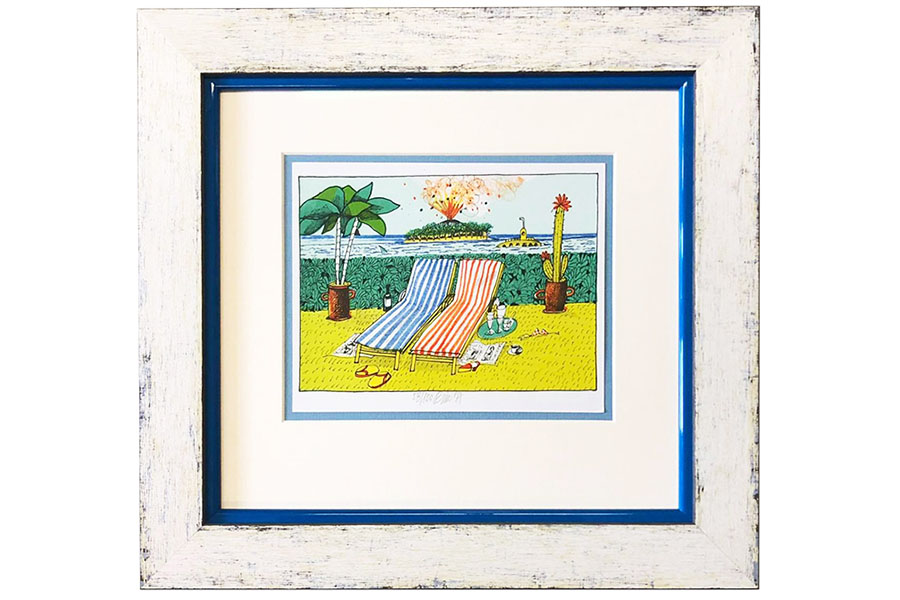 Originální podepsané a zarámované litografie