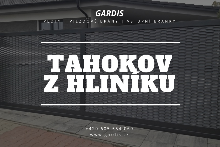Hliníkové ploty, brány a branky z TAHOKOVU!