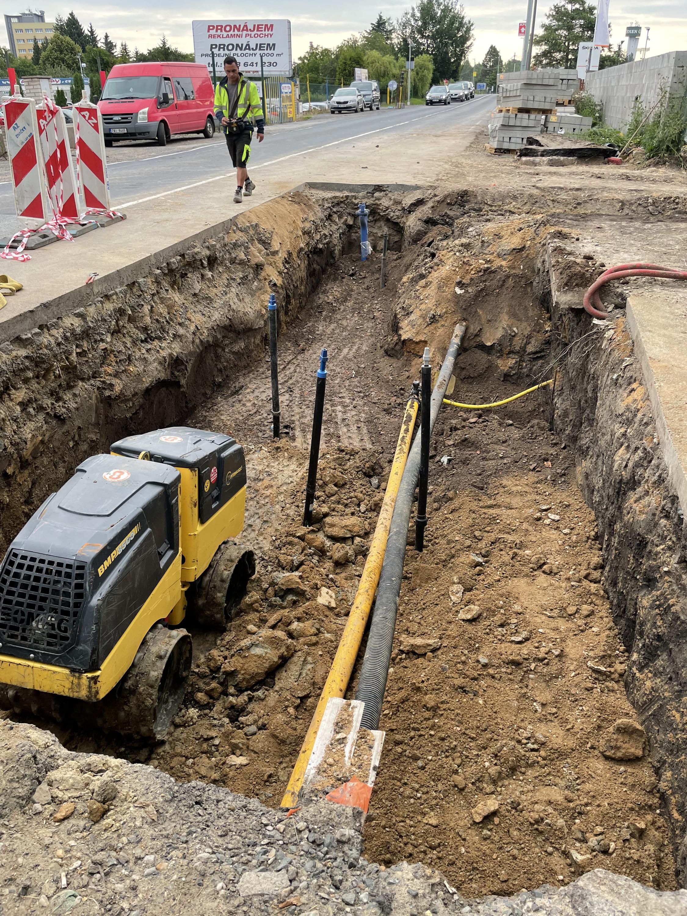 Přípojky Kladno - inženýrské sítě foto 3