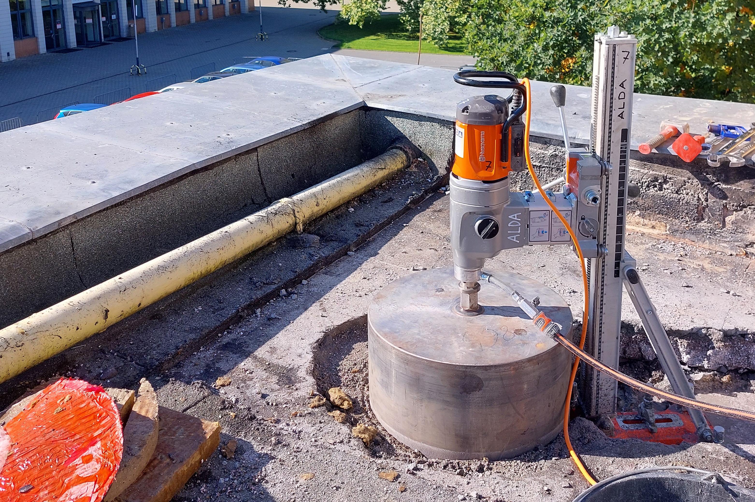 ALDA Opava - Vrtání a řezání železobetonu