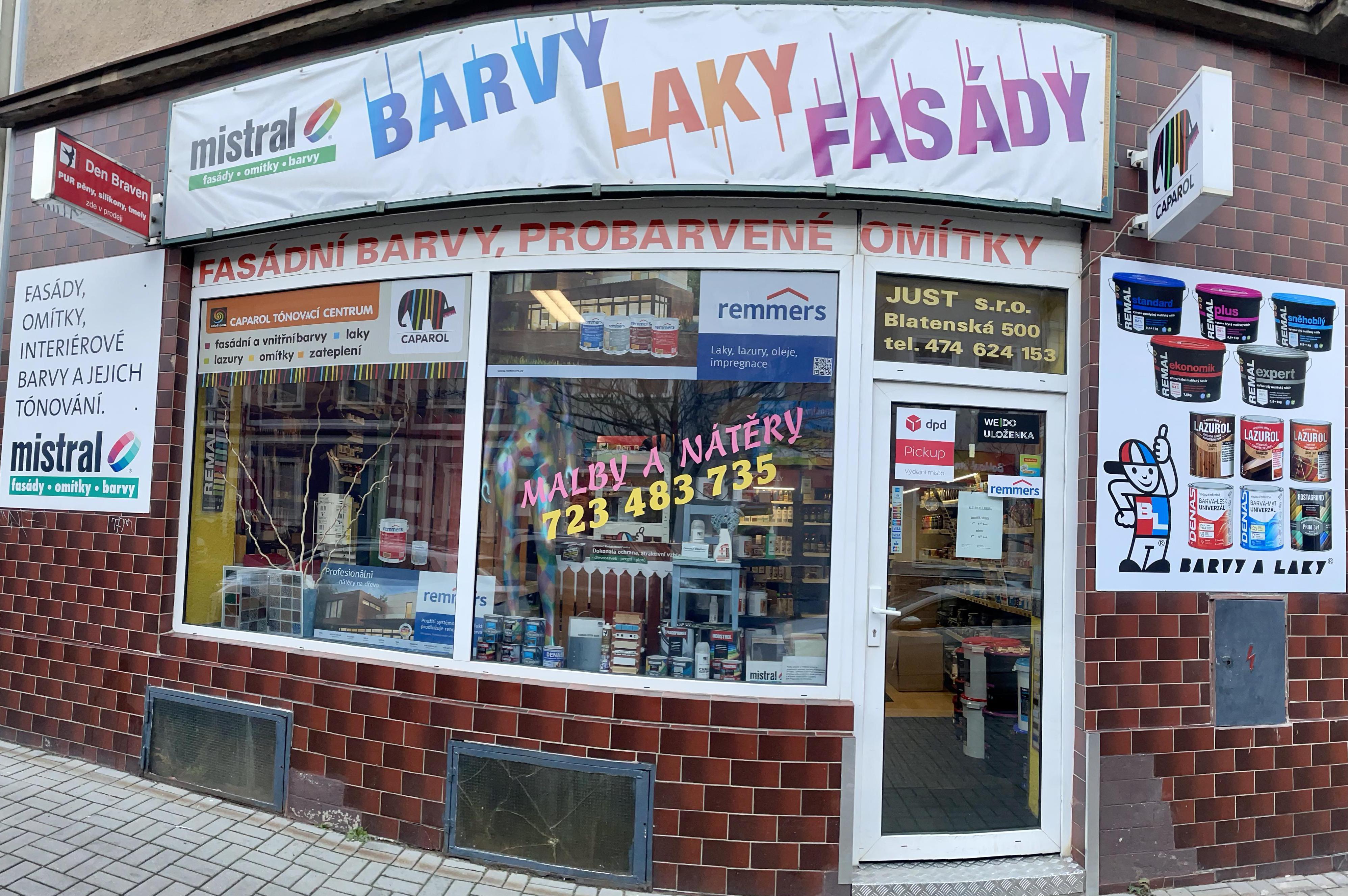 JUST s.r.o. BARVY LAKY