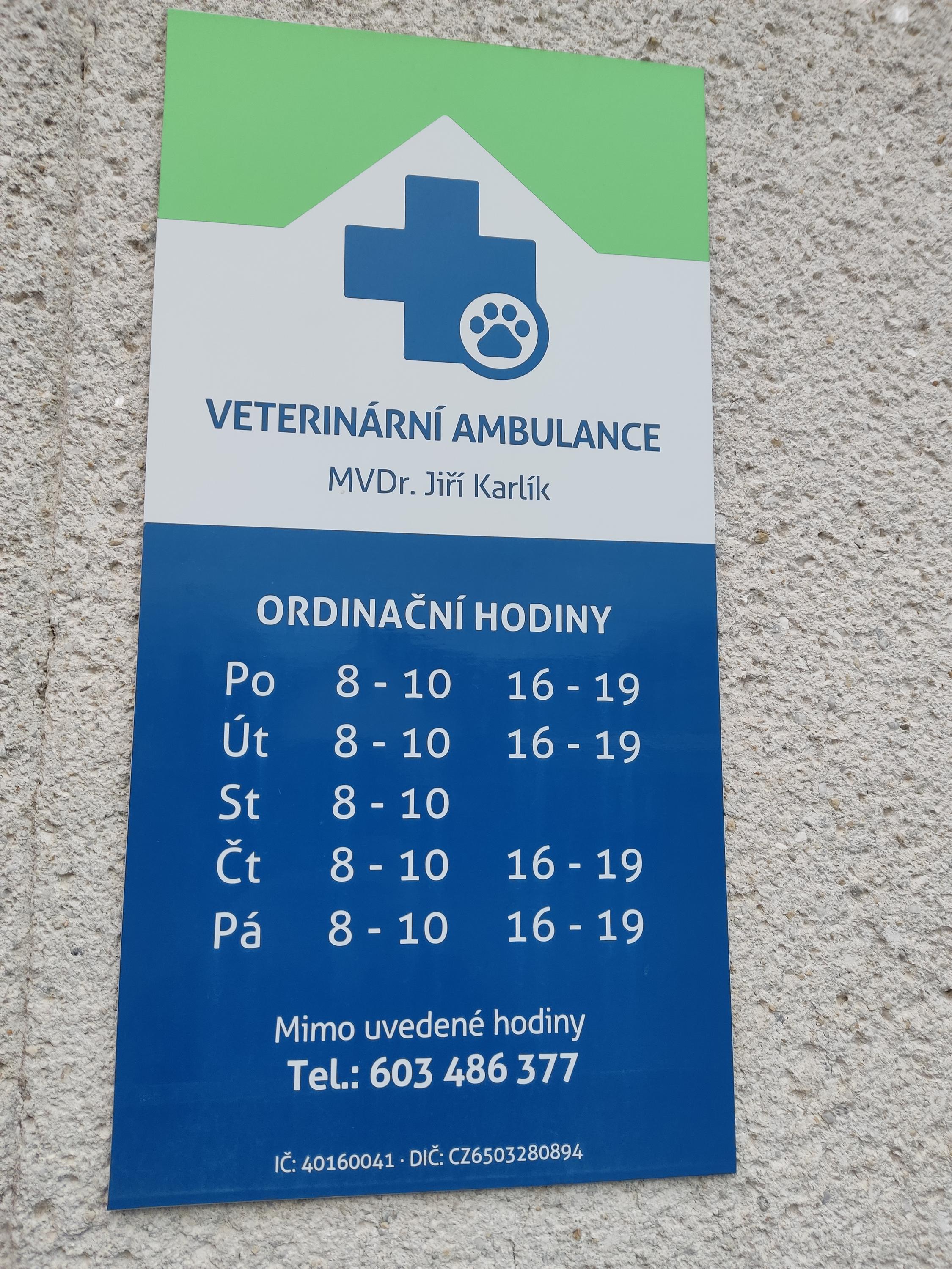 Veterinární ambulance MVDr. Jiří Karlík foto 2