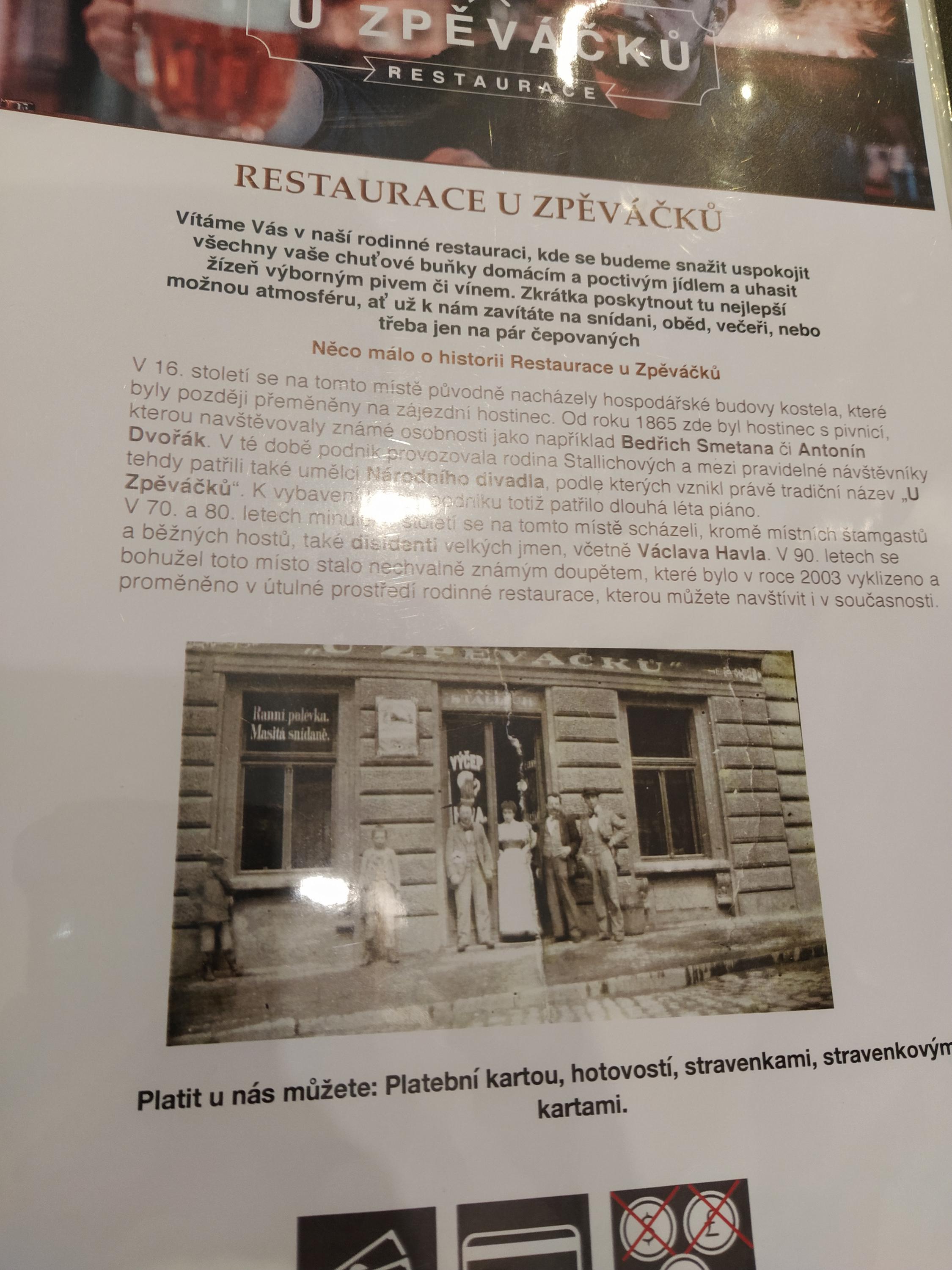 Restaurace U Zpěváčků foto 5