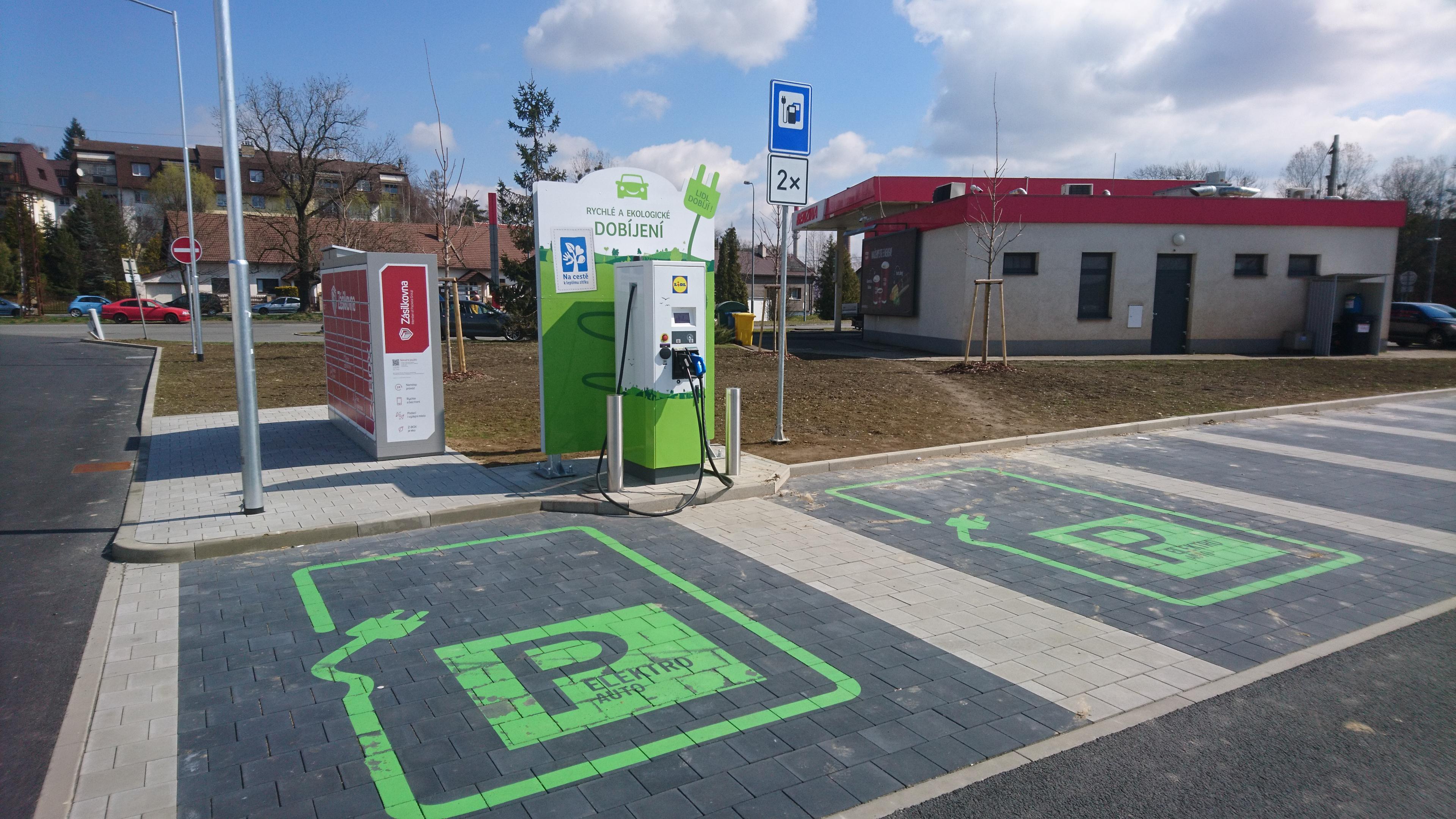 Nabíjecí stanice Lidl foto 2