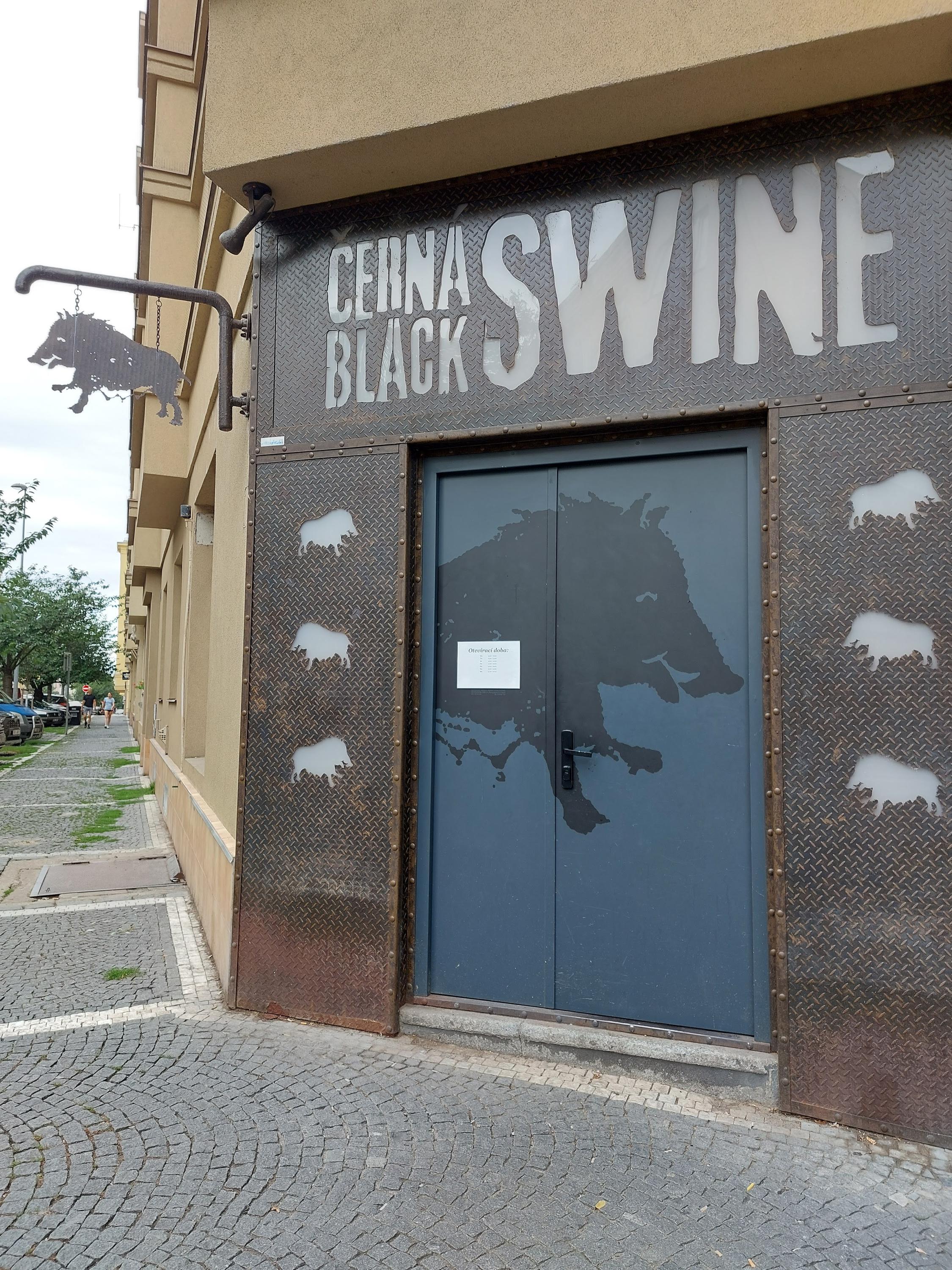Černá Black swine foto 4