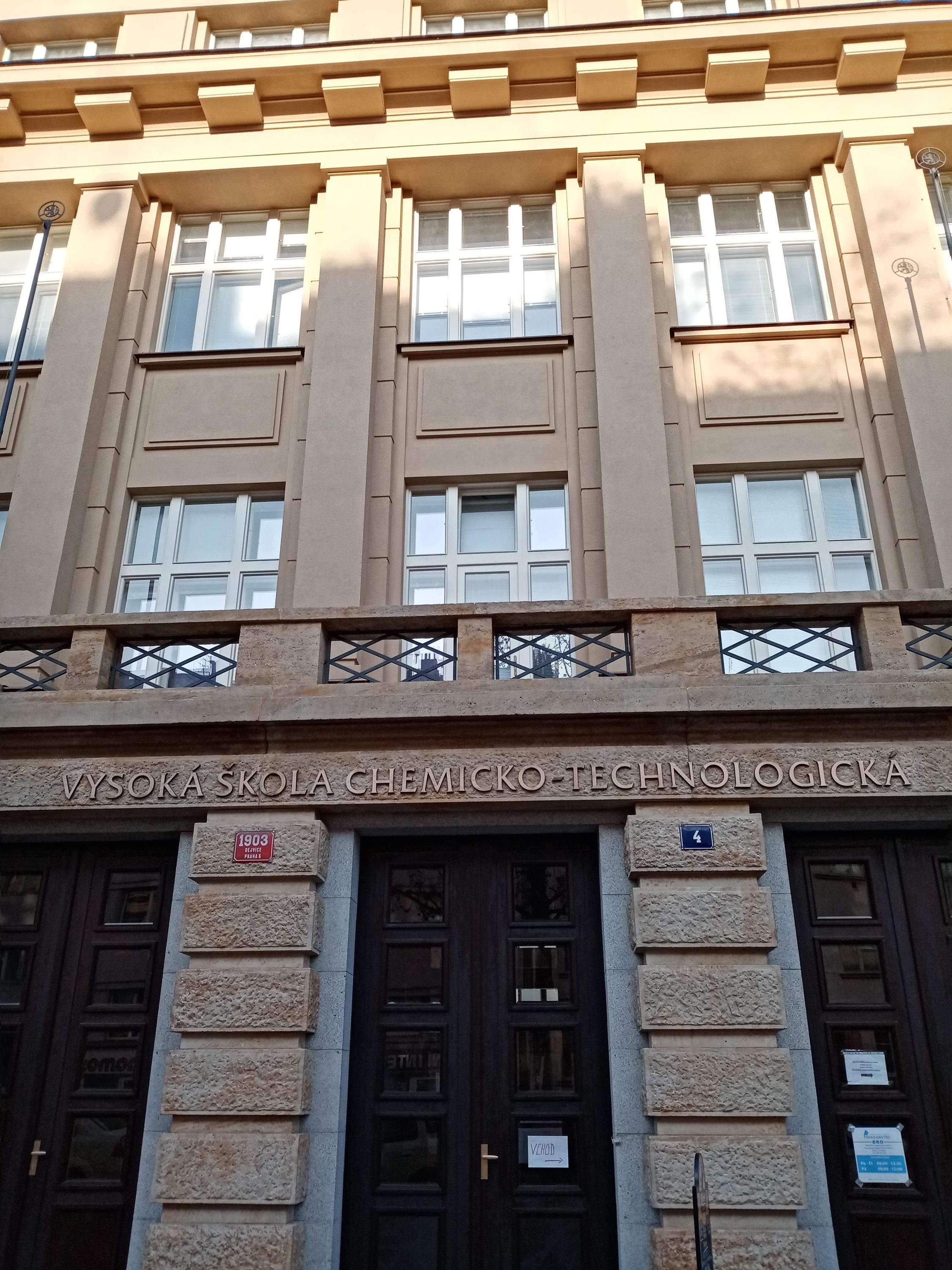 Fakulta chemické technologie - Vysoká škola chemicko-technologická v Praze foto 4