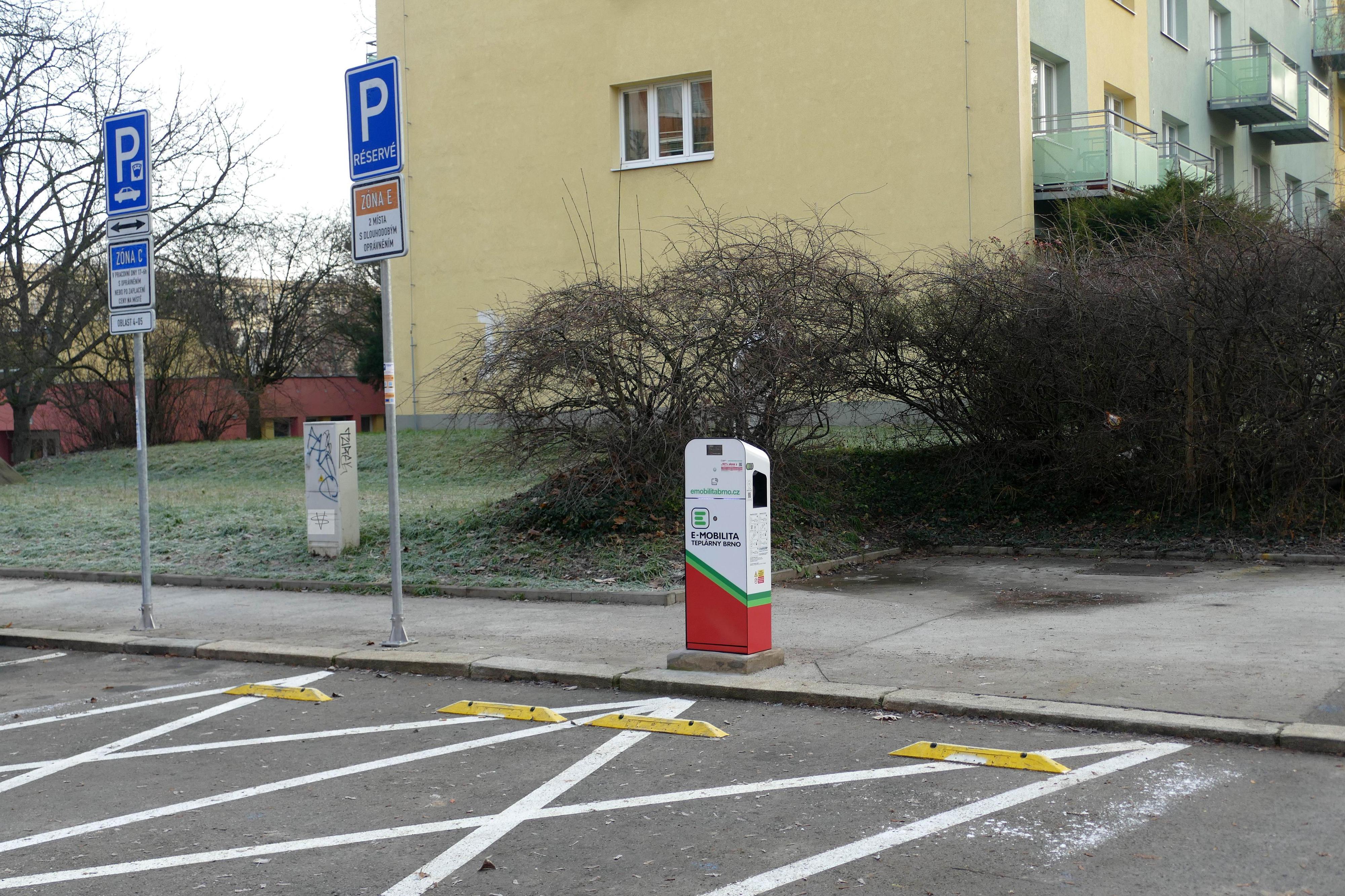 Teplárny Brno, a.s. - nabíjecí stanice