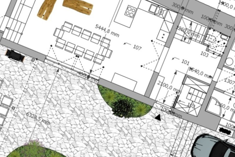 2D návrh interiéru