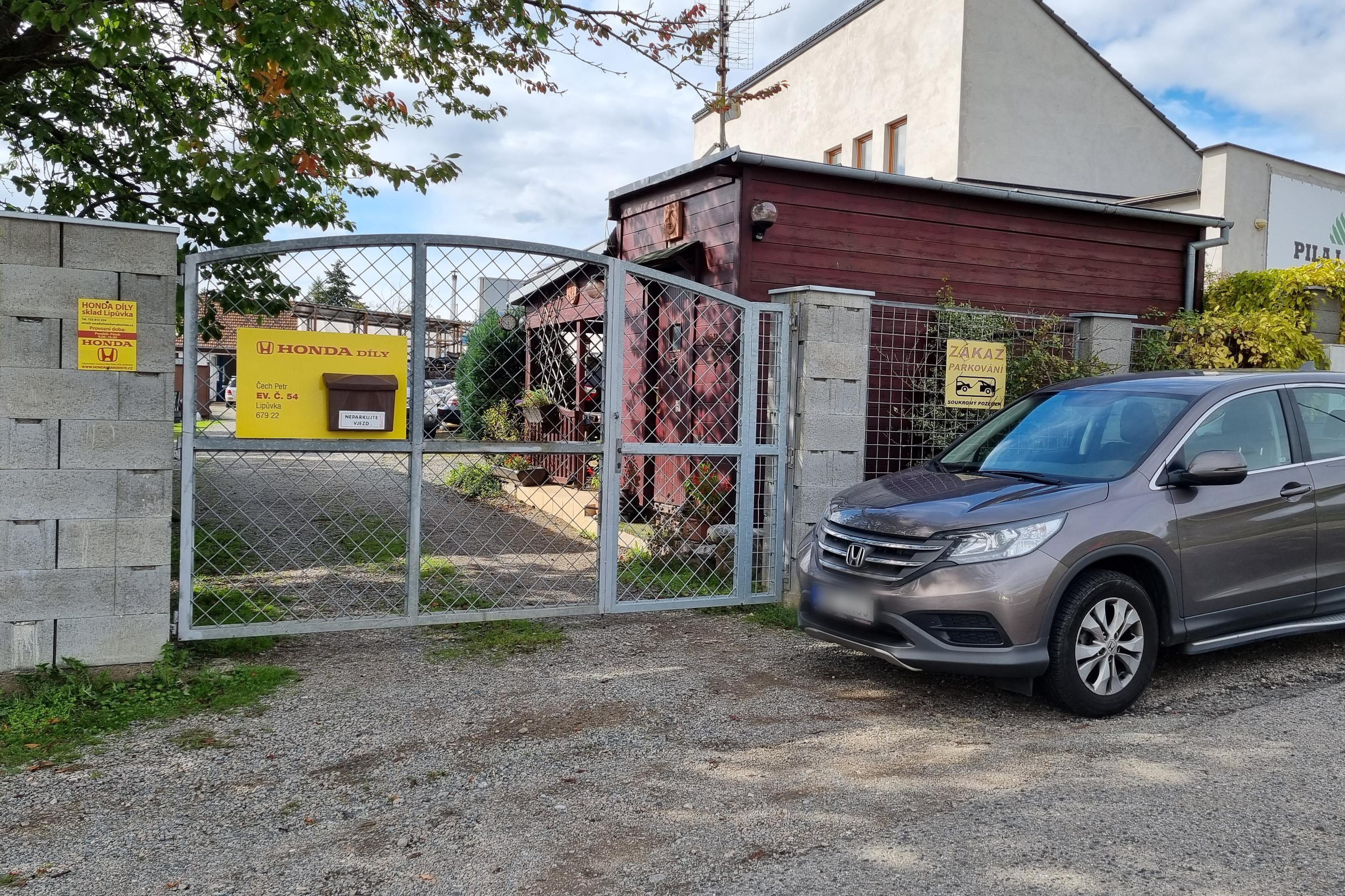 Honda vrakoviště Lipůvka