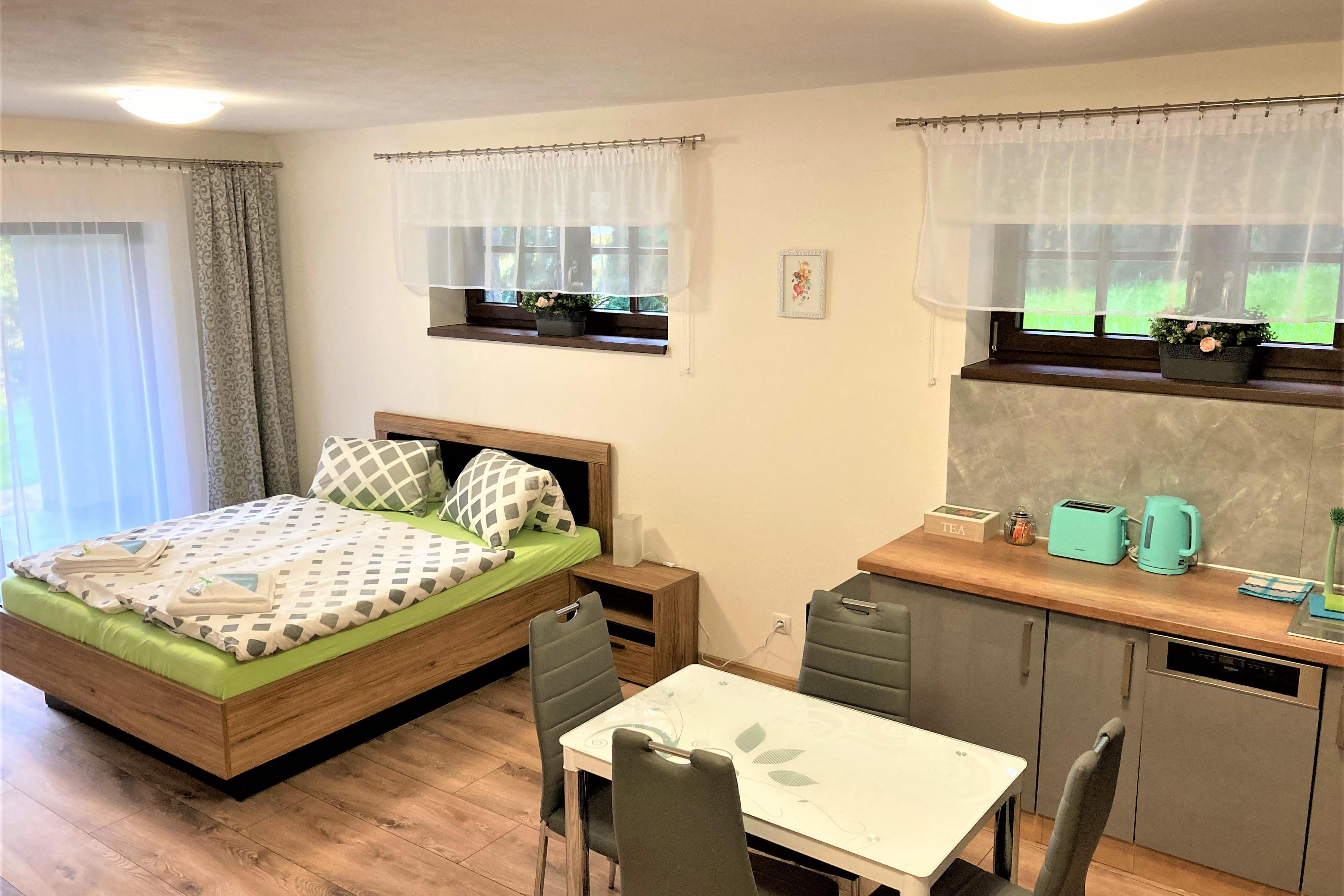 Zimní pobyt v chatě Labaika , app.  2+2 lůžka