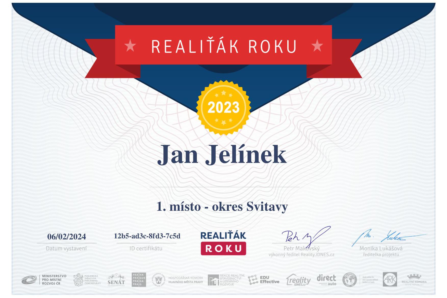 Realiťák roku 2023 - okres Svitavy