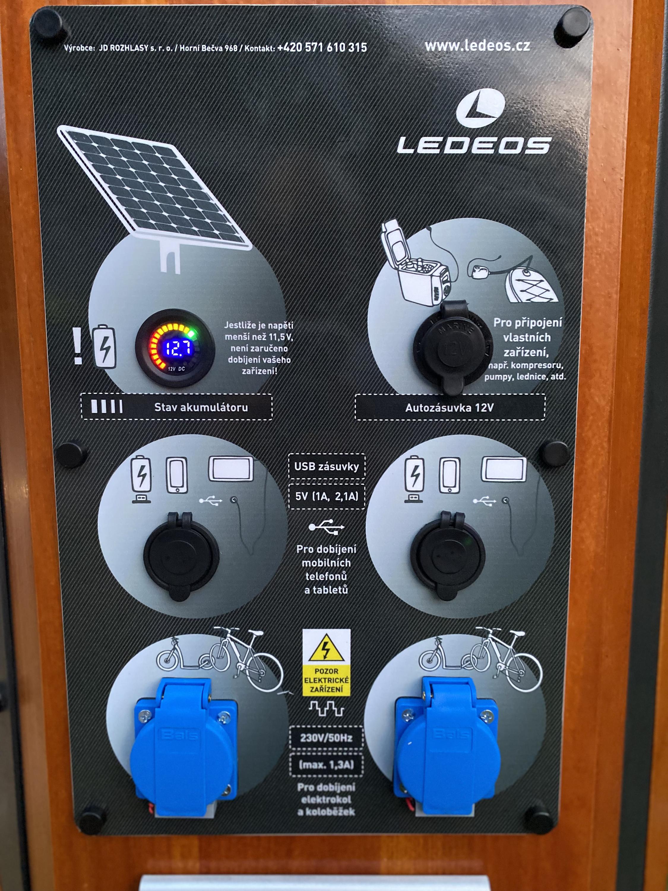 Dobíjecí zásuvka pro elektrokola Rudník foto 4