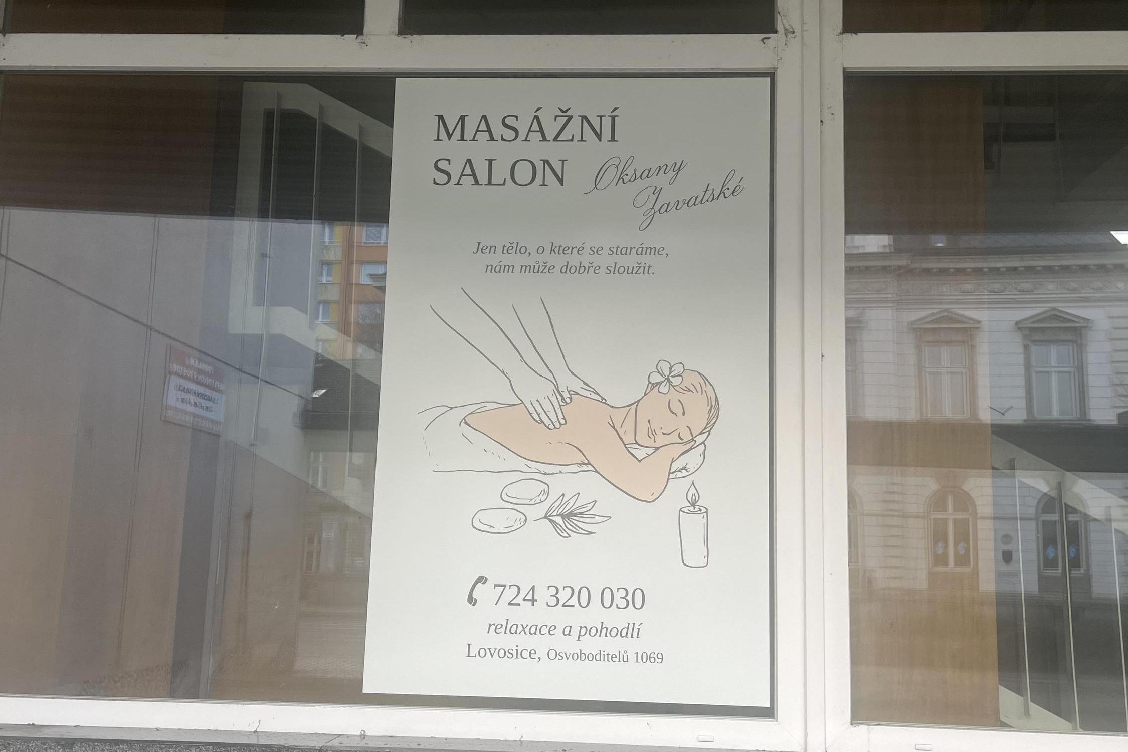 Masažni salon Oksany Zavatske