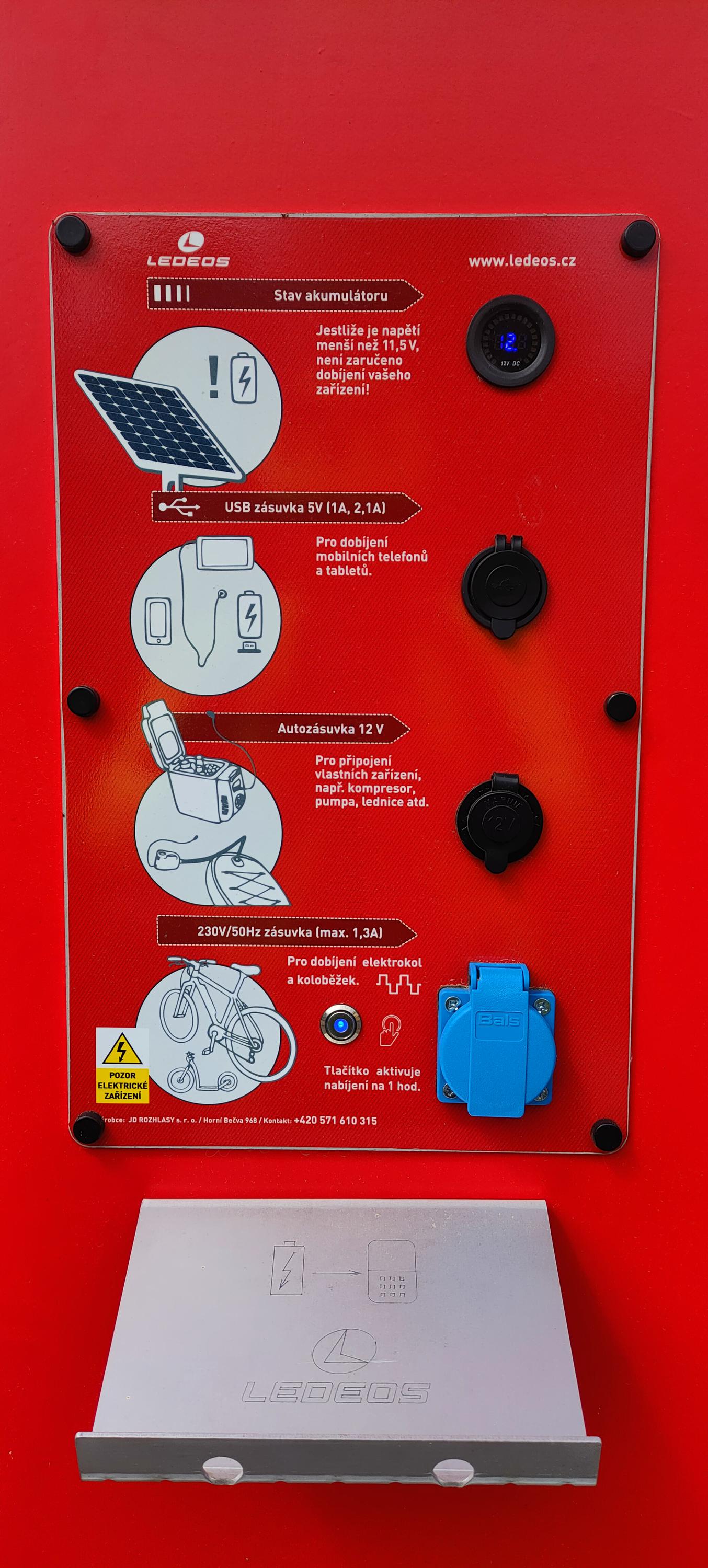 Nabíjecí stanice pro elektrokola Proseč foto 2
