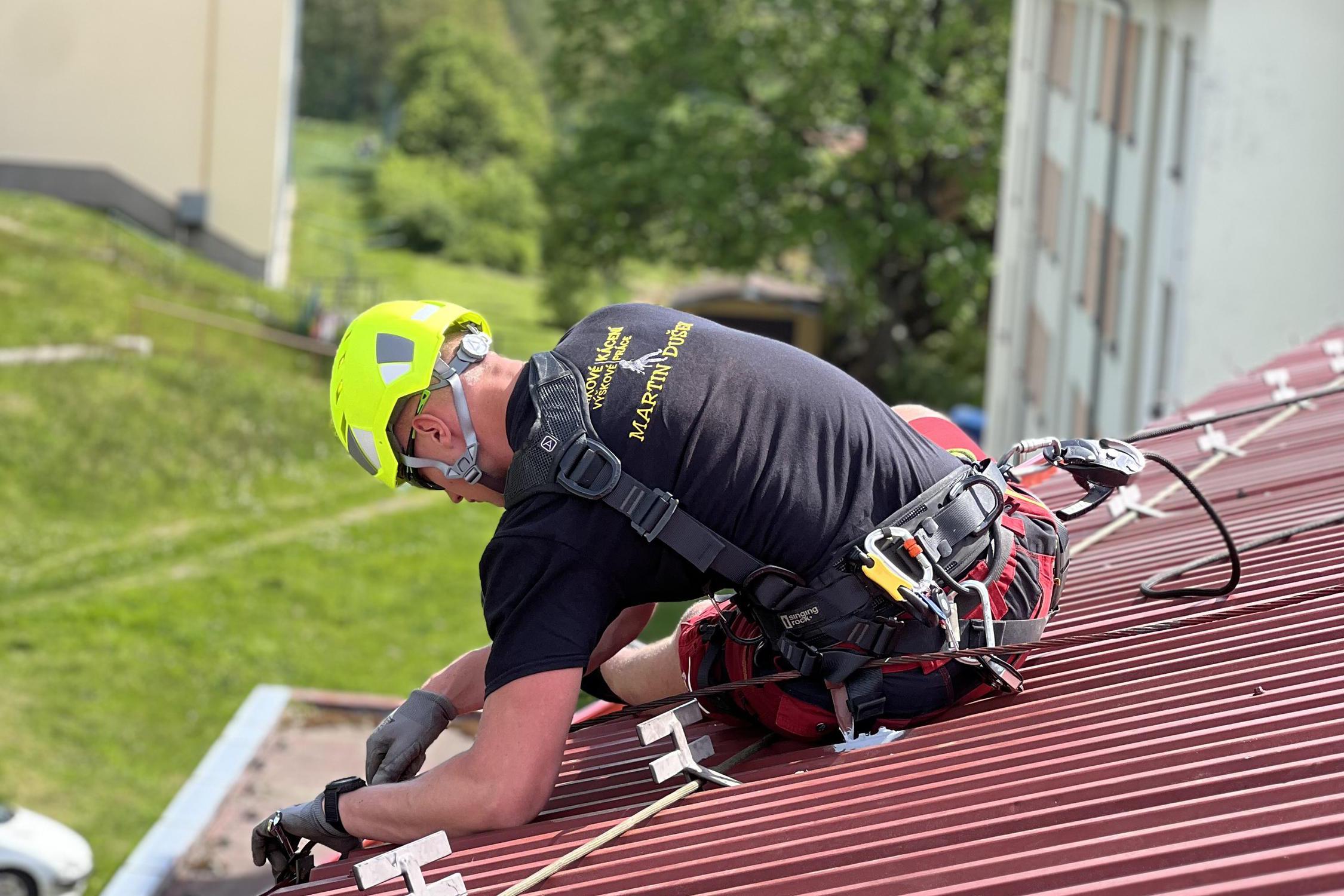 Výškové práce Martin Dušek