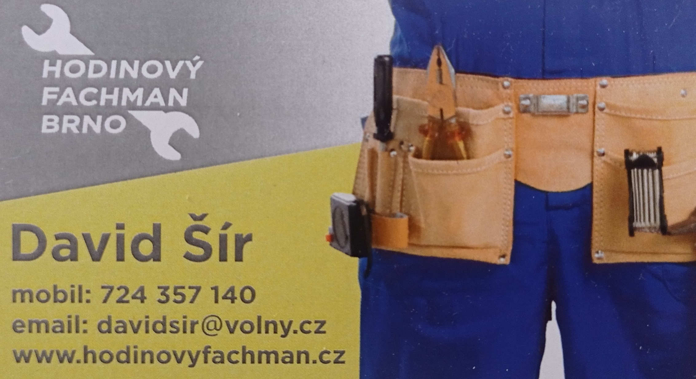 Hodinový Fachman David Šír foto 2