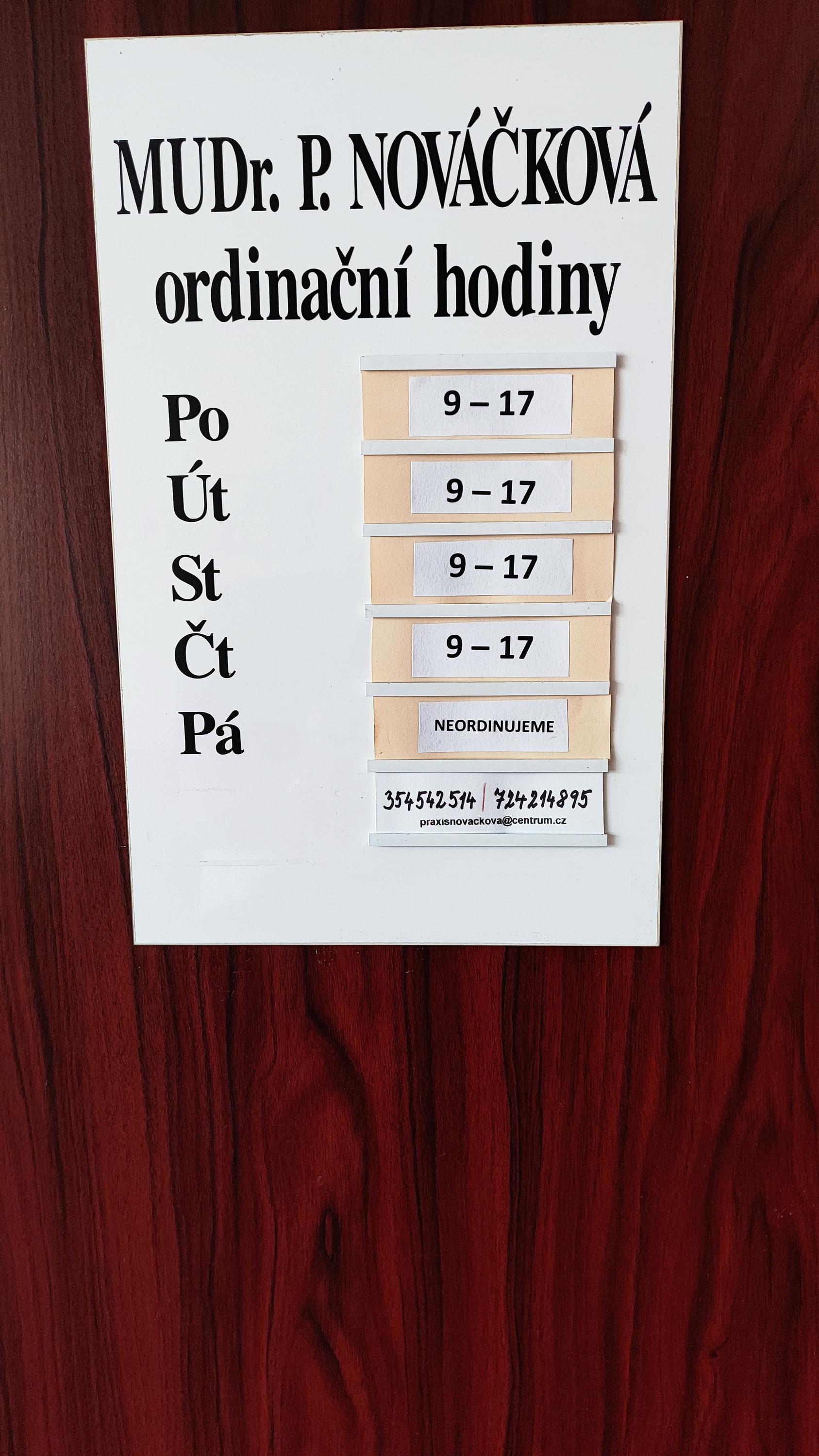MUDr. Pavlína Nováčková foto 4