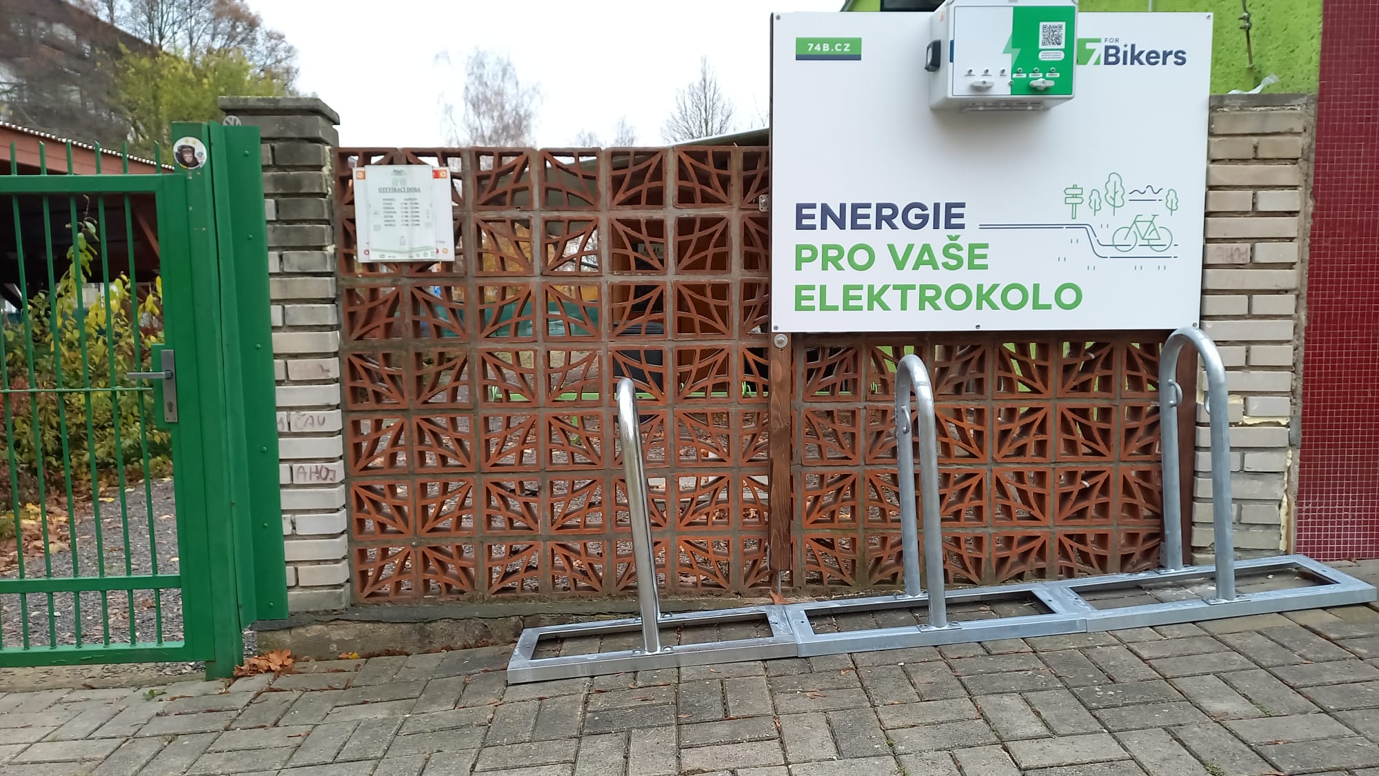 Nabíjecí stanice Ski-Bike Centrum